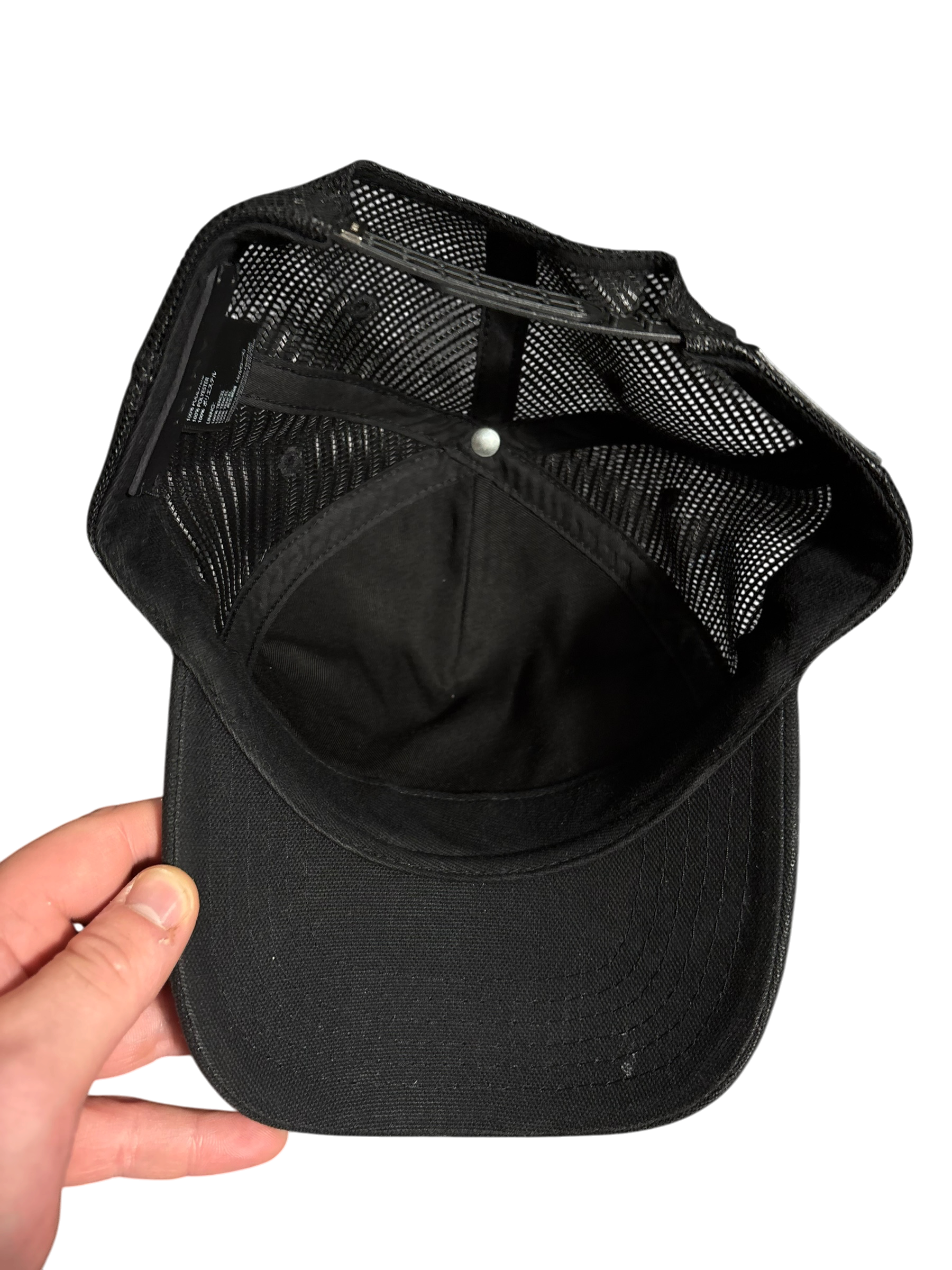 Amiri Playboy Black Trucker Hat