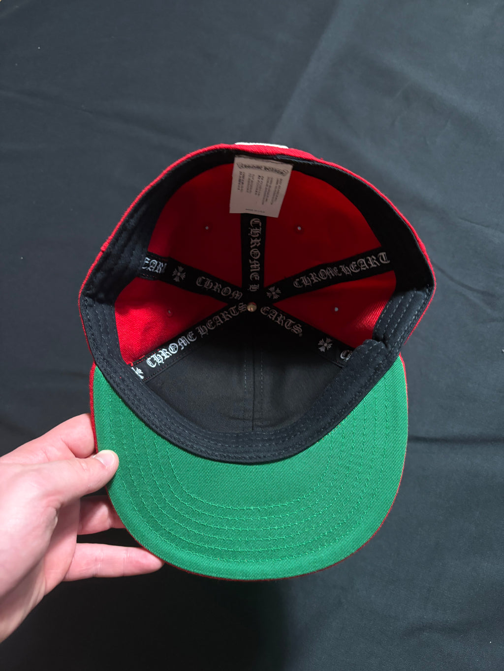 Chrome Hearts Red Love You Hat