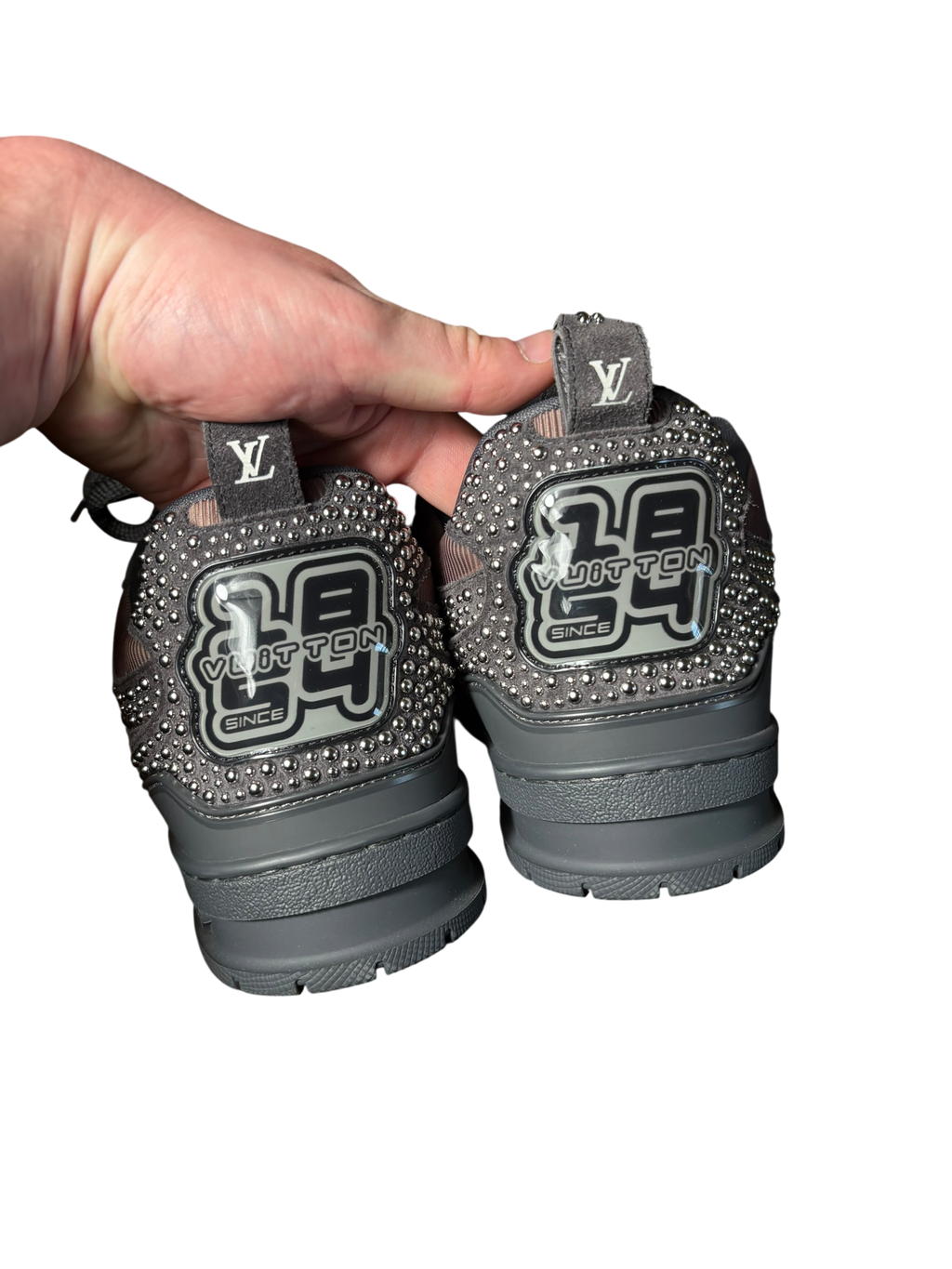Louis Vuitton Studded Skate Sneaker Graphite - 9LV