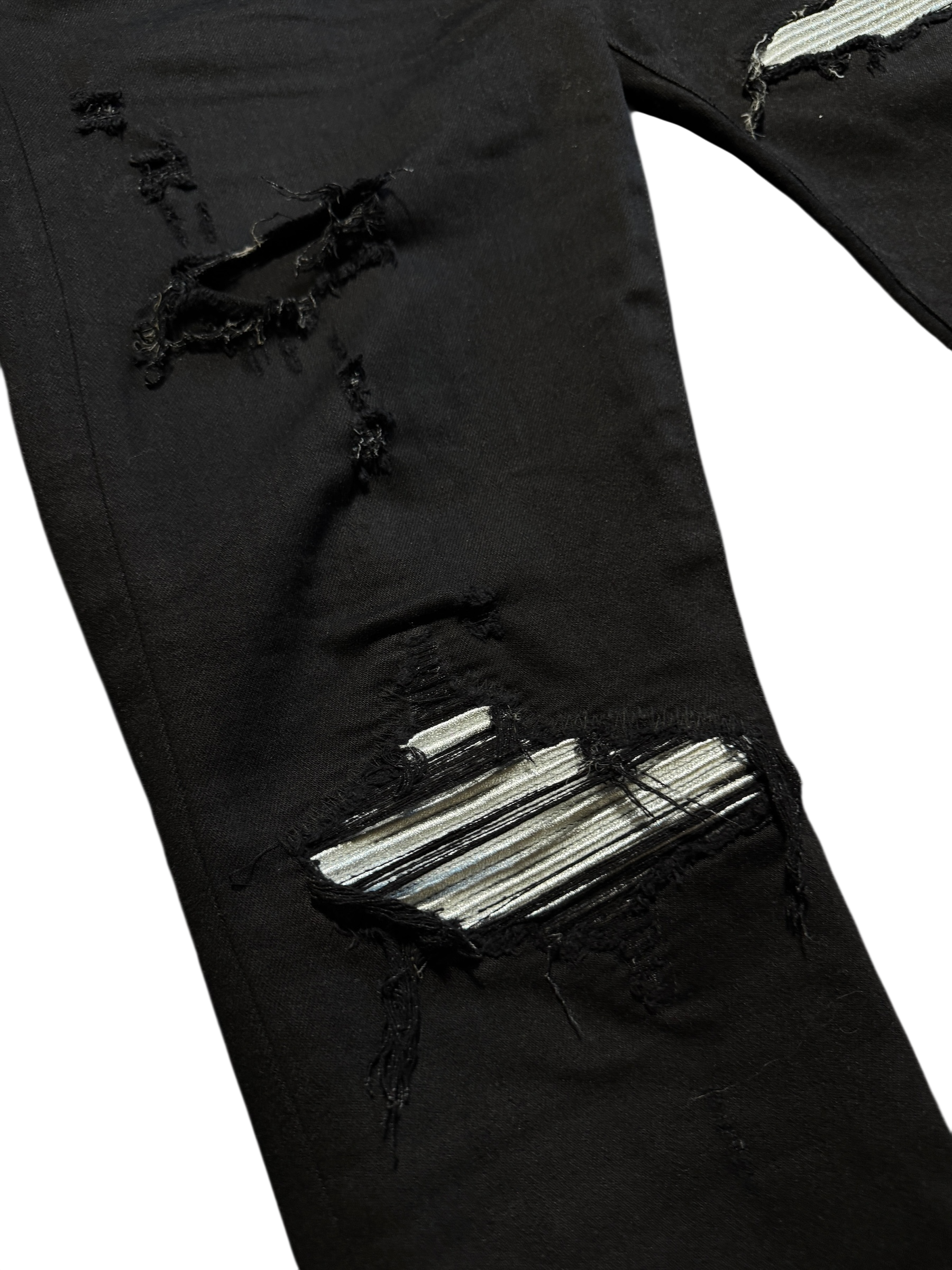 Amiri MX1 Black Silver Patch