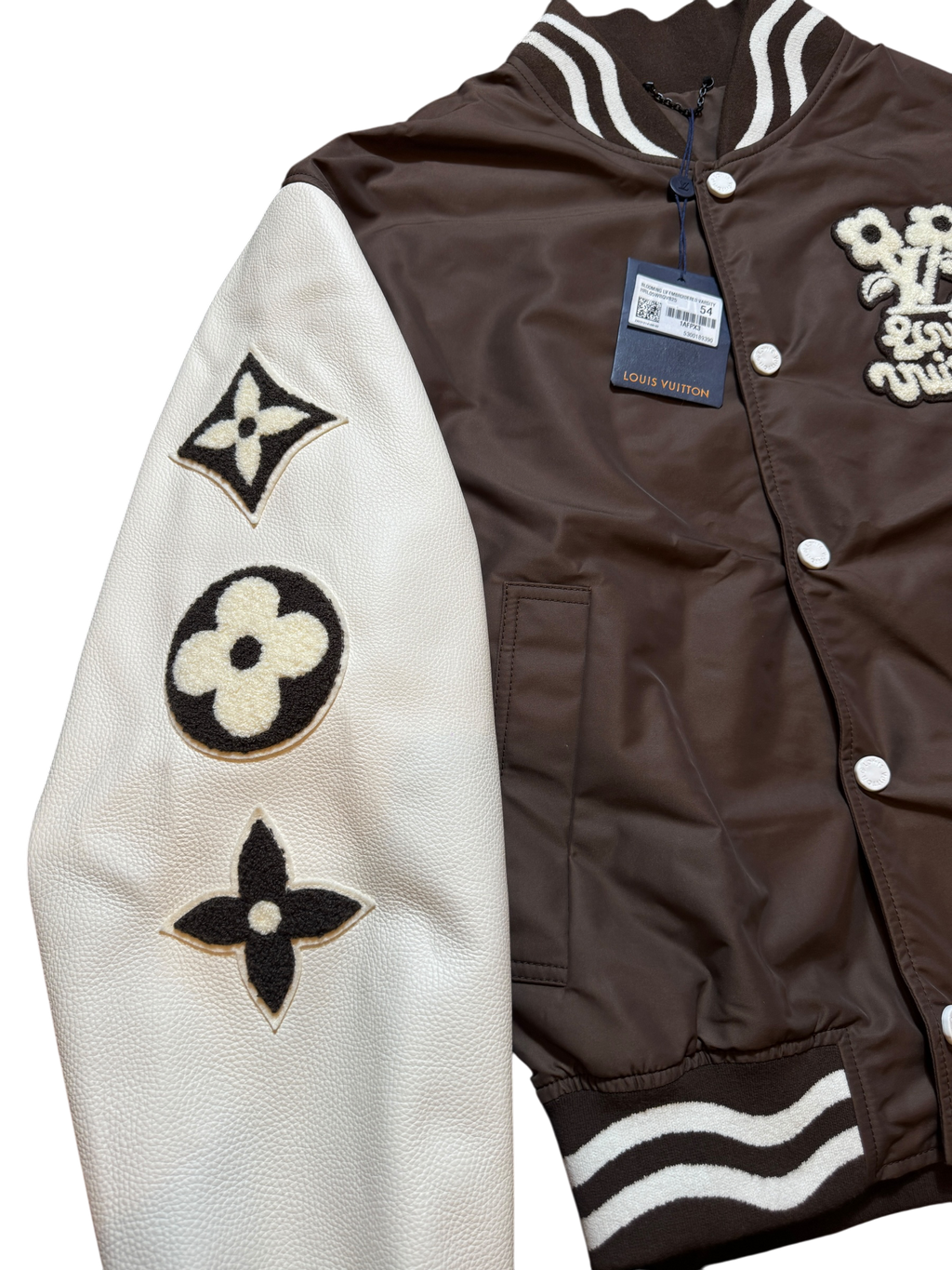 Louis Vuitton by Tyler, the Creator Embroidered Varsity Jacket - Size 52