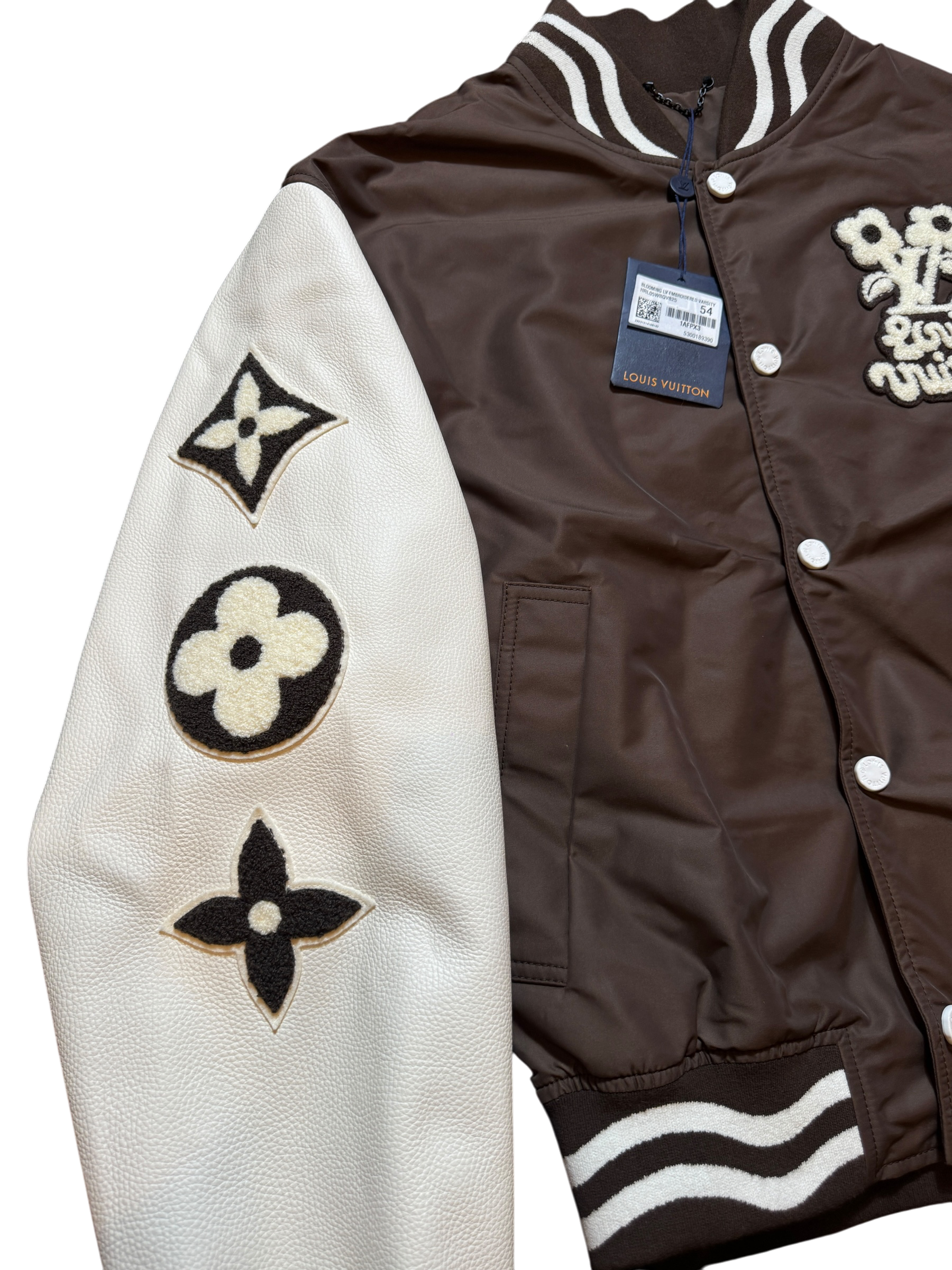Louis Vuitton by Tyler, the Creator Embroidered Varsity Jacket - Size 54