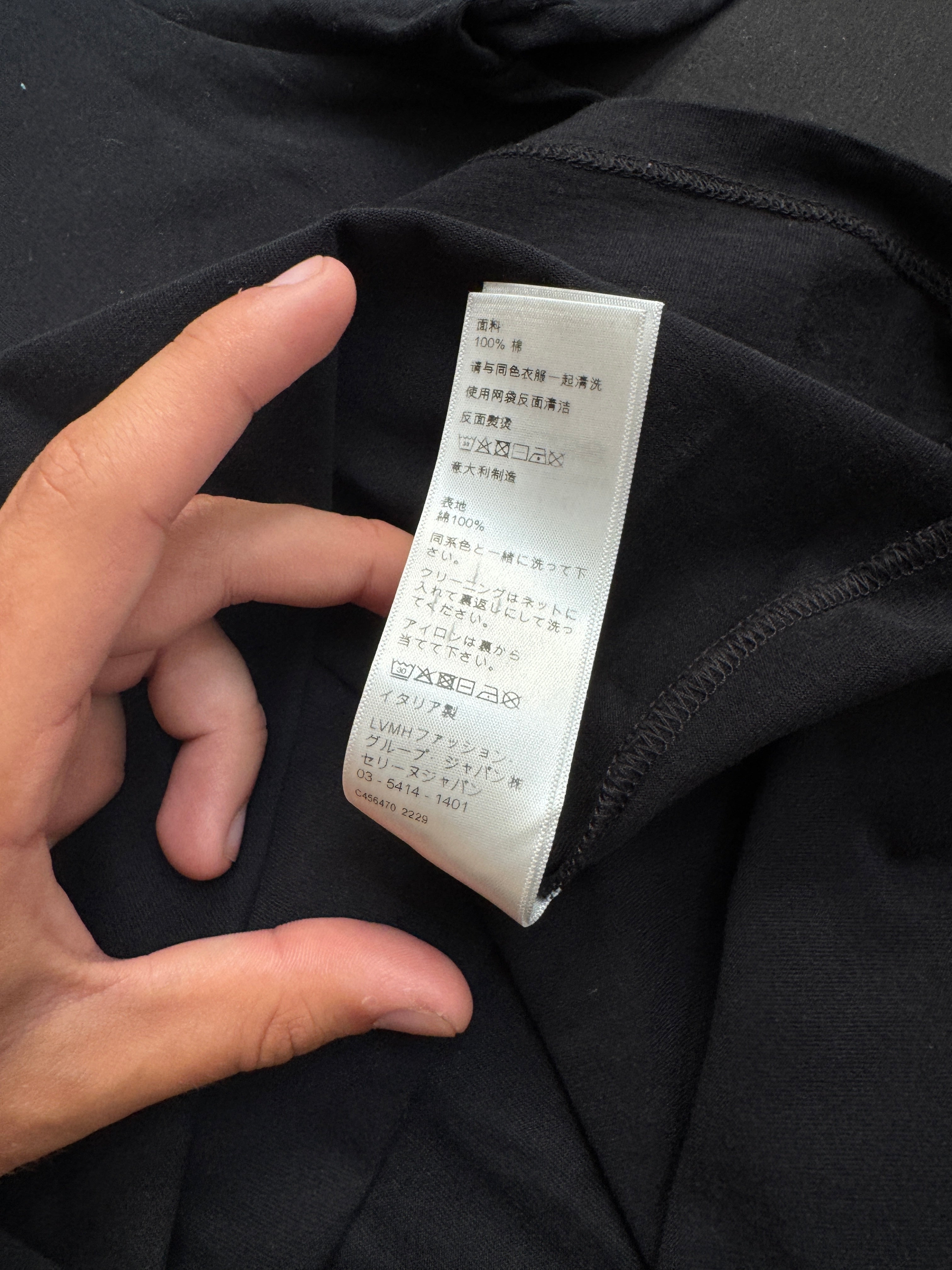 Celine Logo T-Shirt Black - Size M