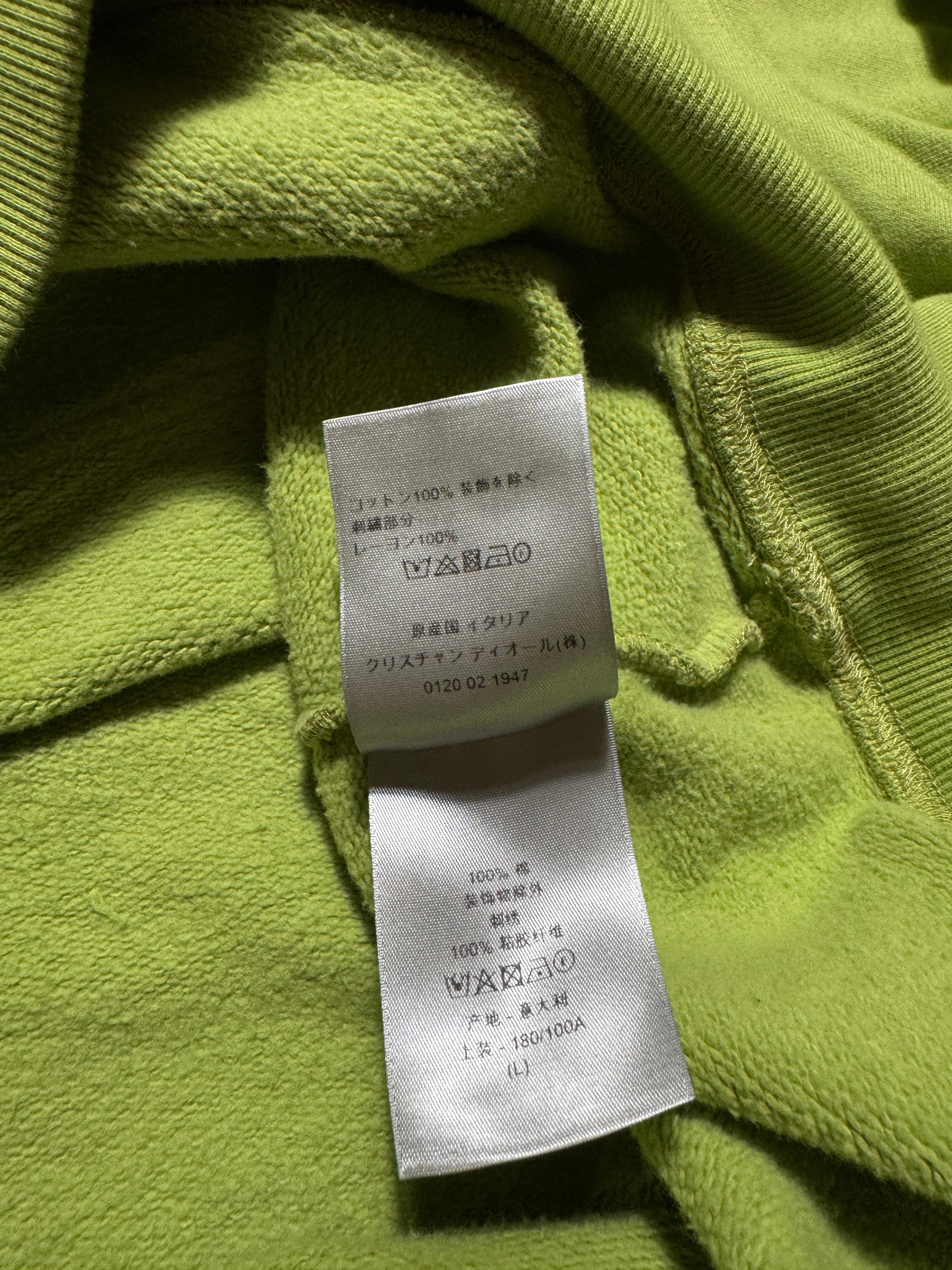 Dior Green CD Logo Hoodie