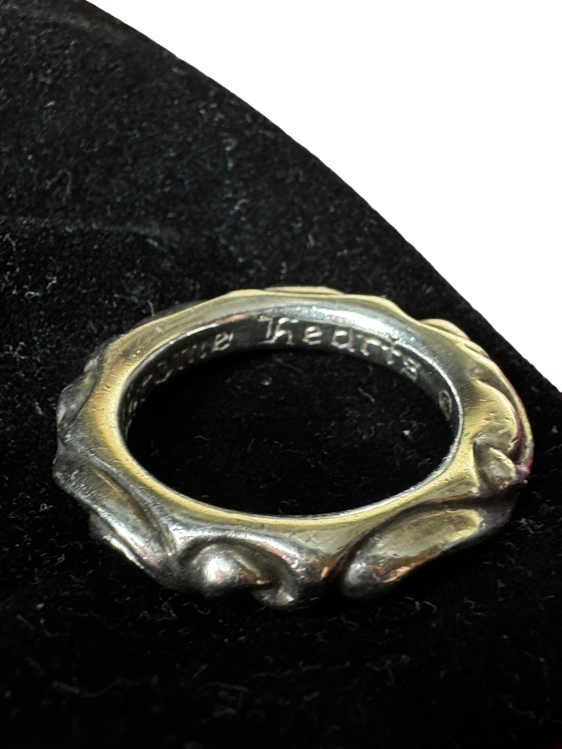 Chrome Hearts Scroll Band Ring