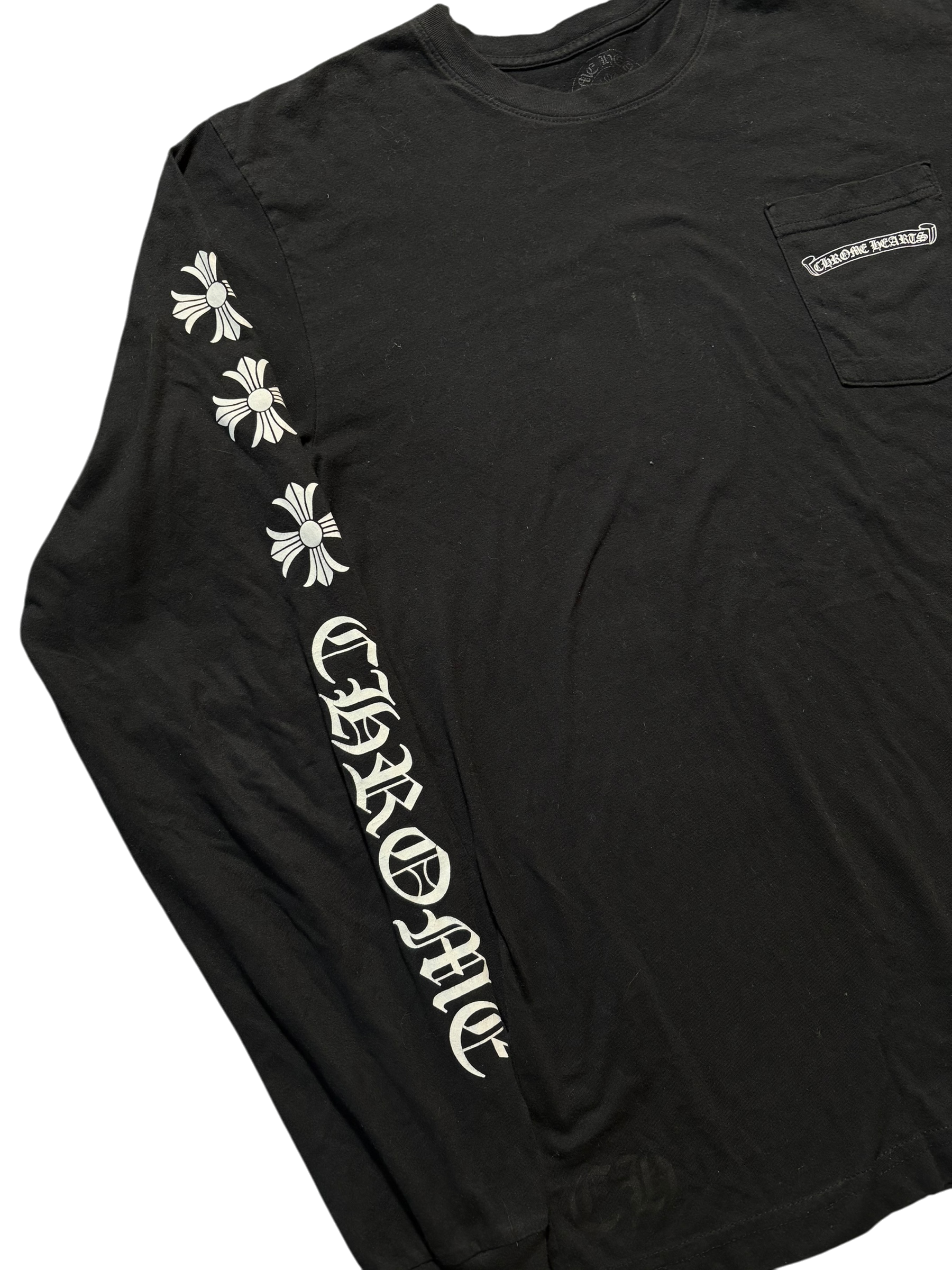 Chrome Hearts Cross Long Sleeve T-Shirt- Size L