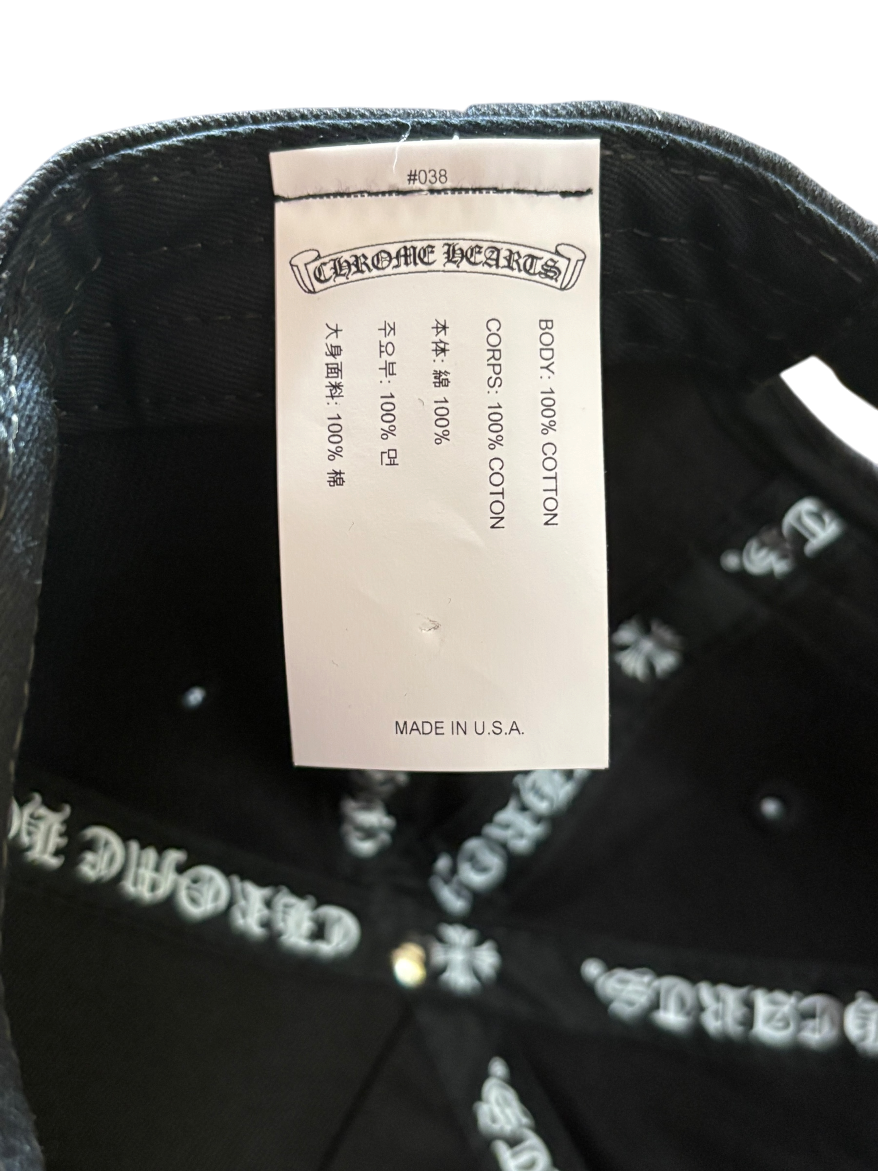 Chrome Hearts RS3 Baseball Hat