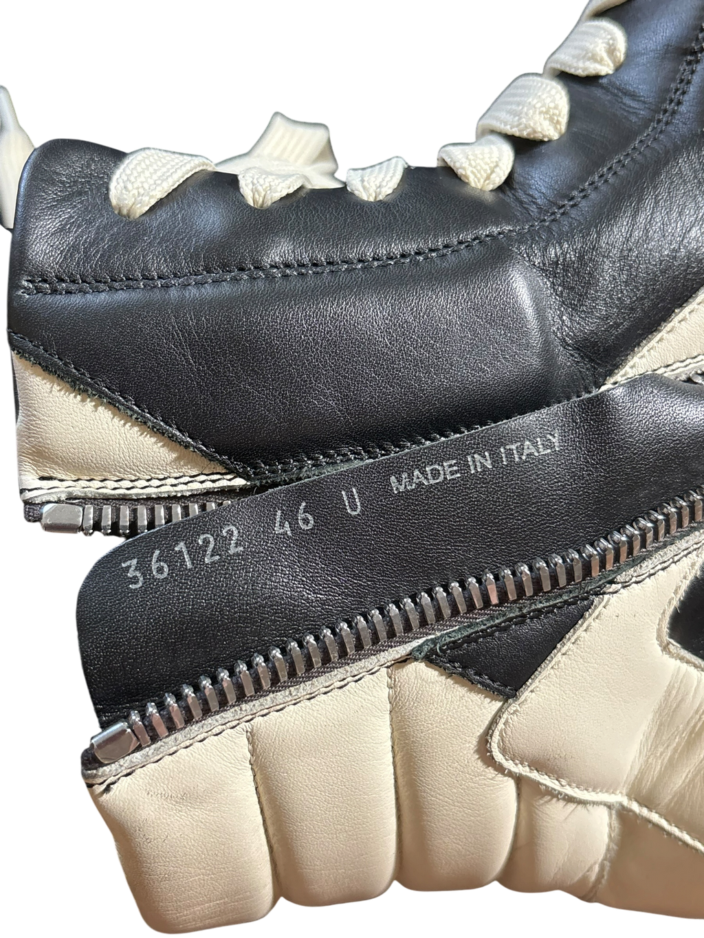 Rick Owens Geobasket Sneakers - Size 13