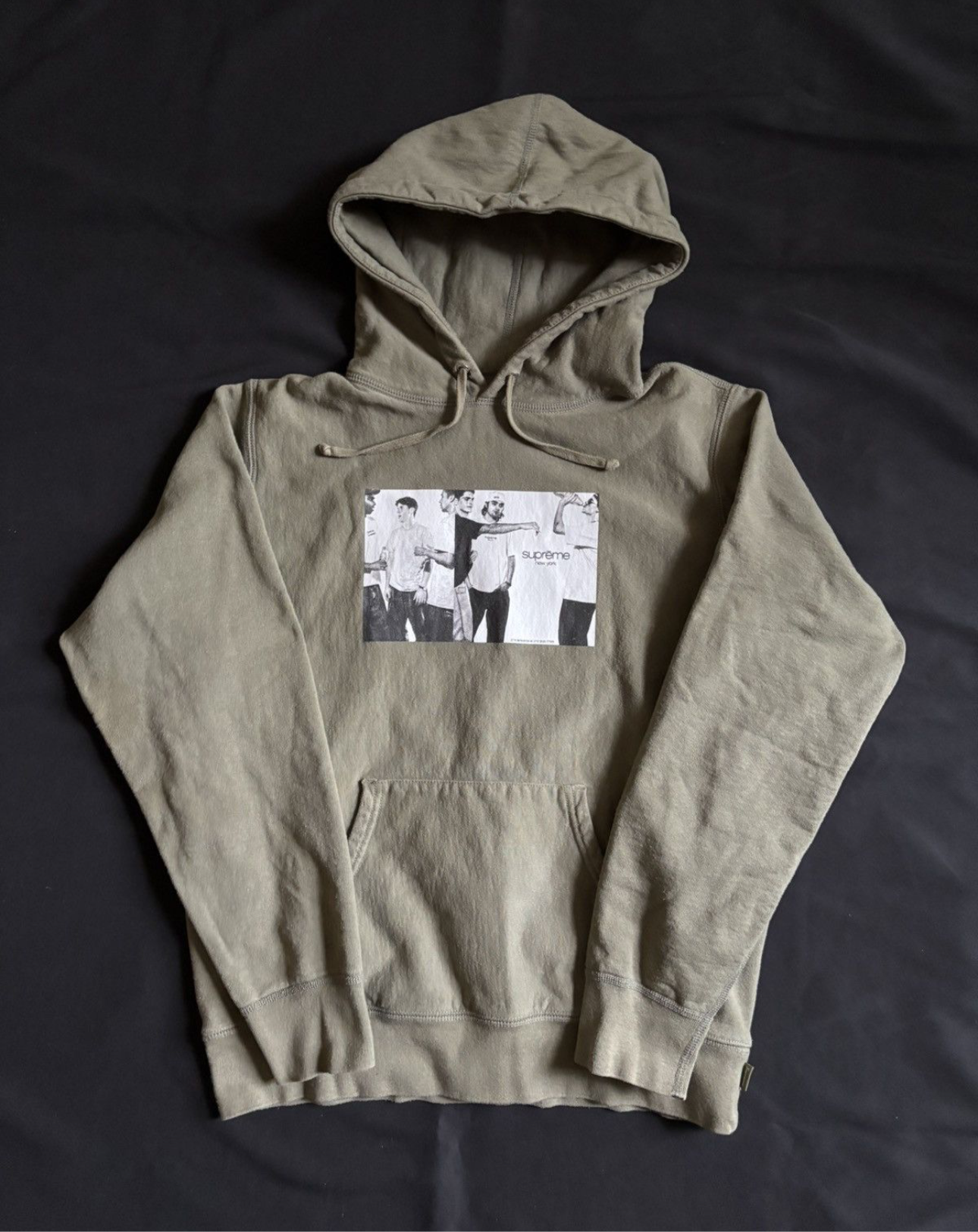 Supreme Olive New York Print Small