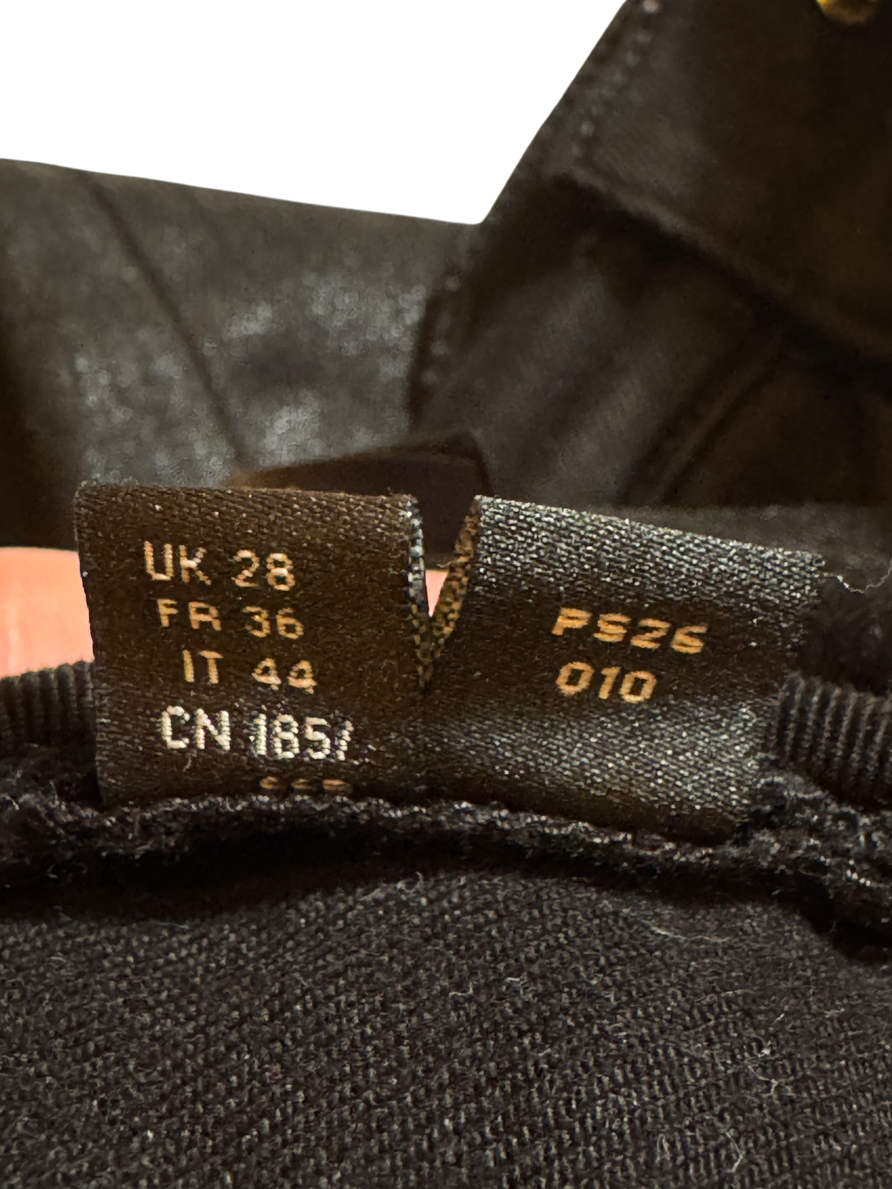 Amiri MX1 Waxed Black Jeans - Size 28