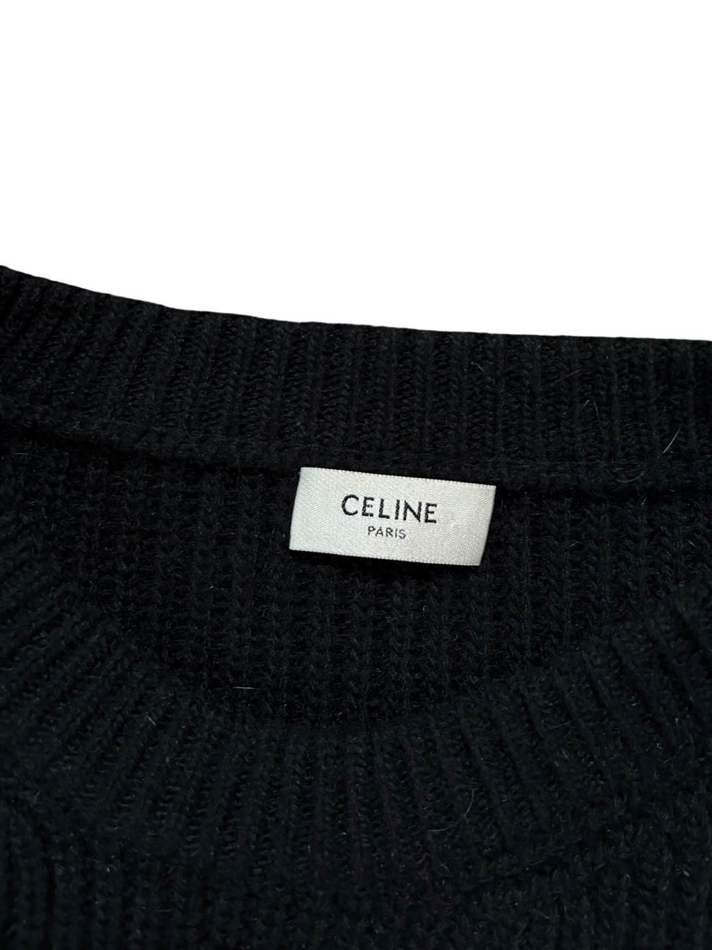 Celine Ribbed Crewneck