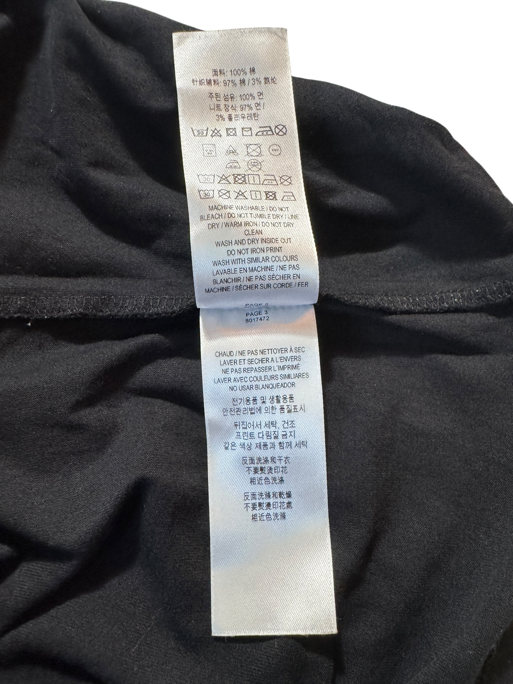 Burberry TB Logo Black T-Shirt - Size XL