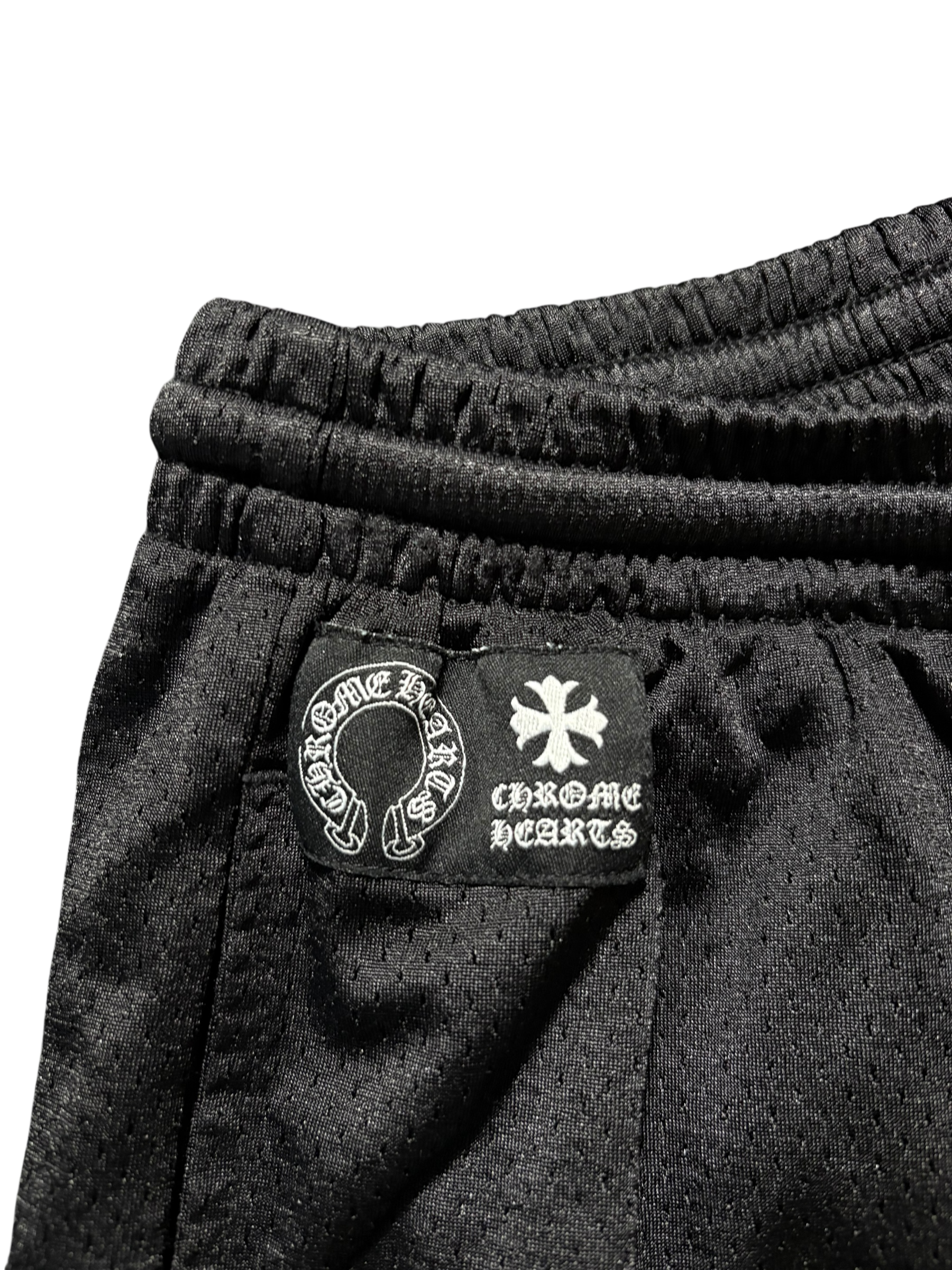 Chrome Hearts Black Mesh Shorts Size Extra Large