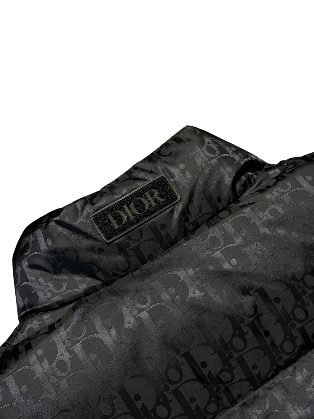 Dior Navy Oblique Puffer Vest - Size 52