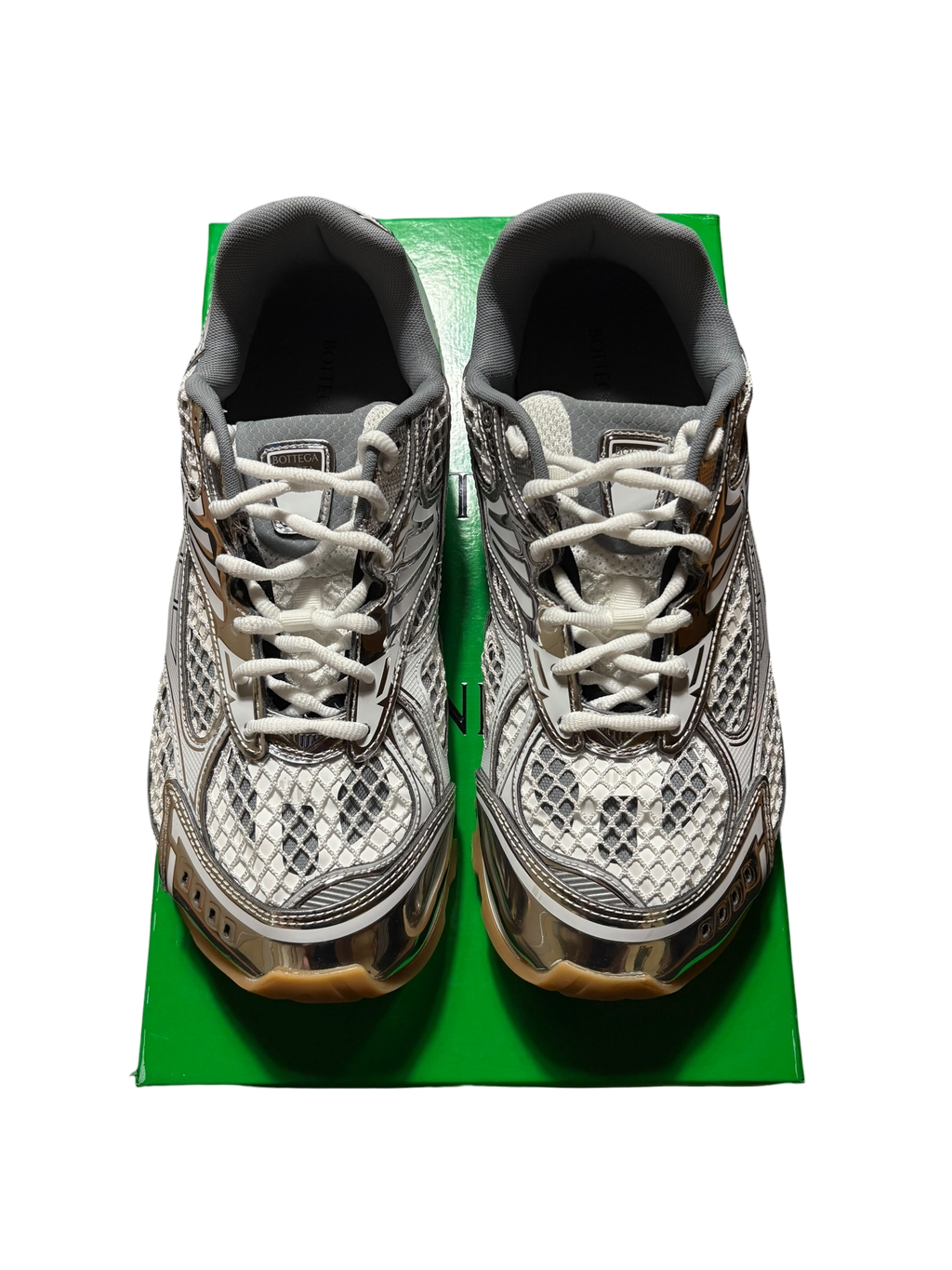 Bottega Veneta Orbit Sneakers Silver