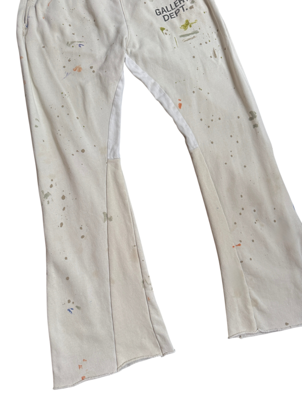 Gallery Cream Flare Sweats