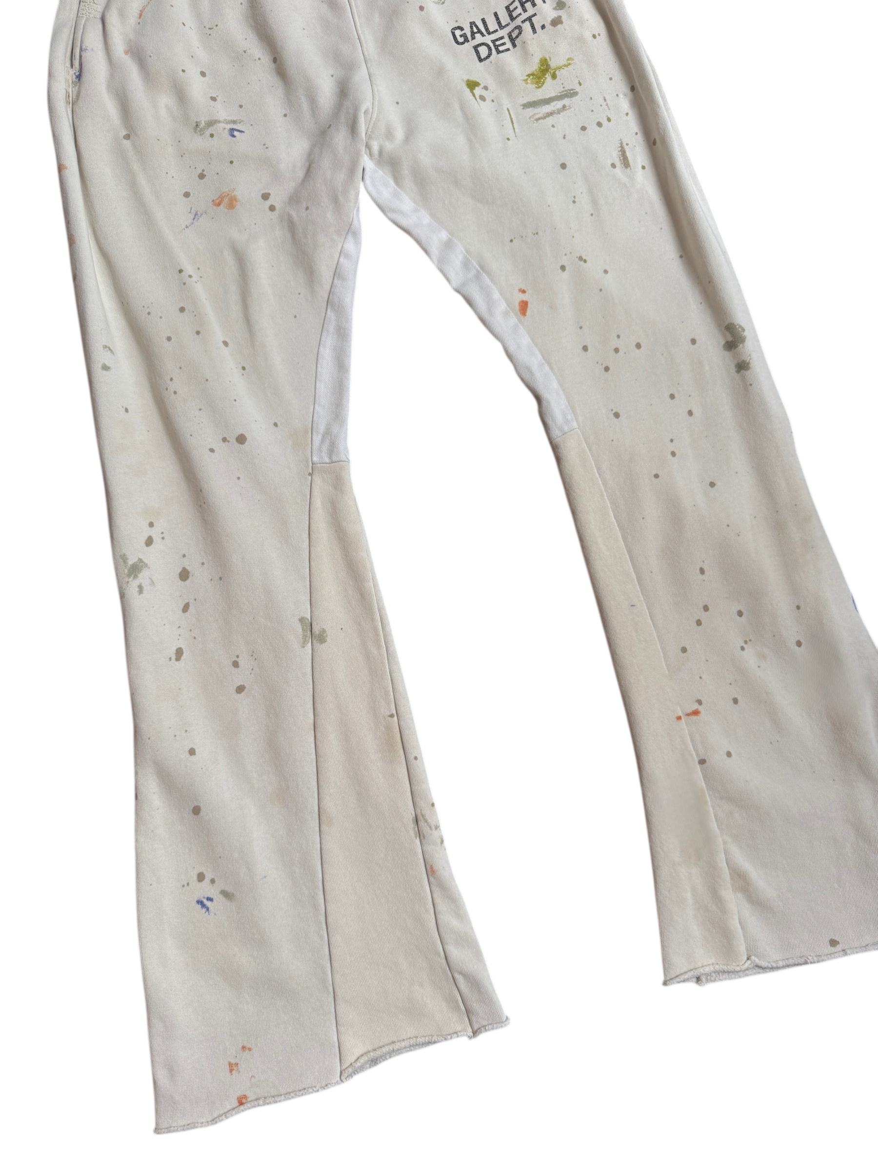 Gallery Cream Flare Sweats