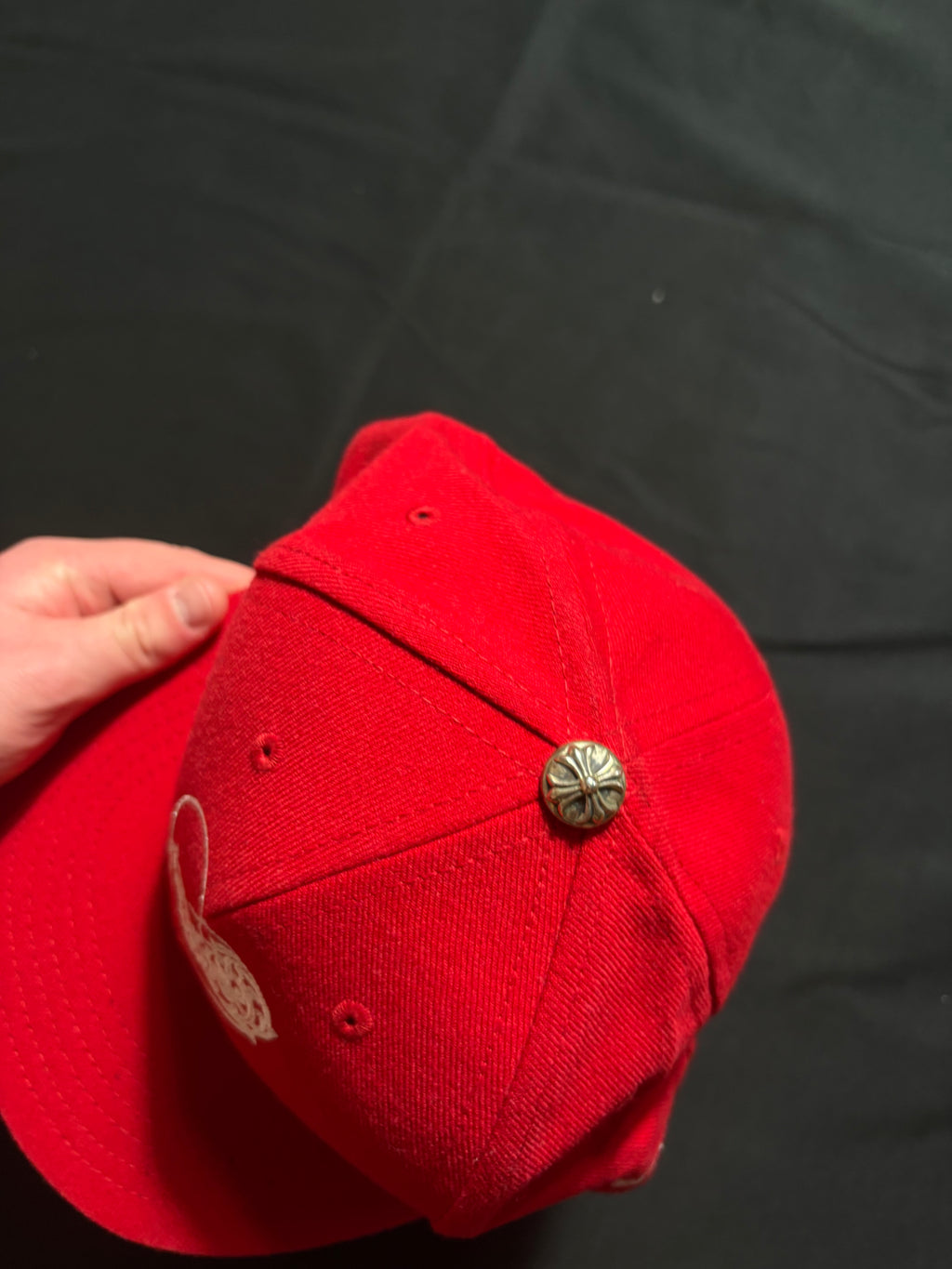 Chrome Hearts Red Love You Hat