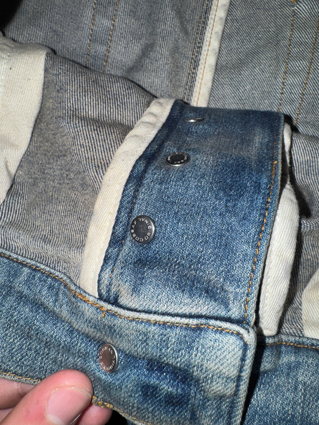 Amiri MX1 Lightwash Boucle Patch