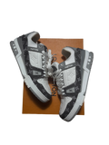 Louis Vuitton Grey Denim LV Trainer
