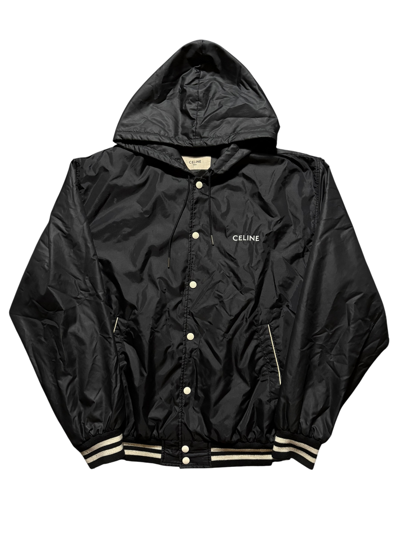 Celine Teddy Light Hood Jacket Black