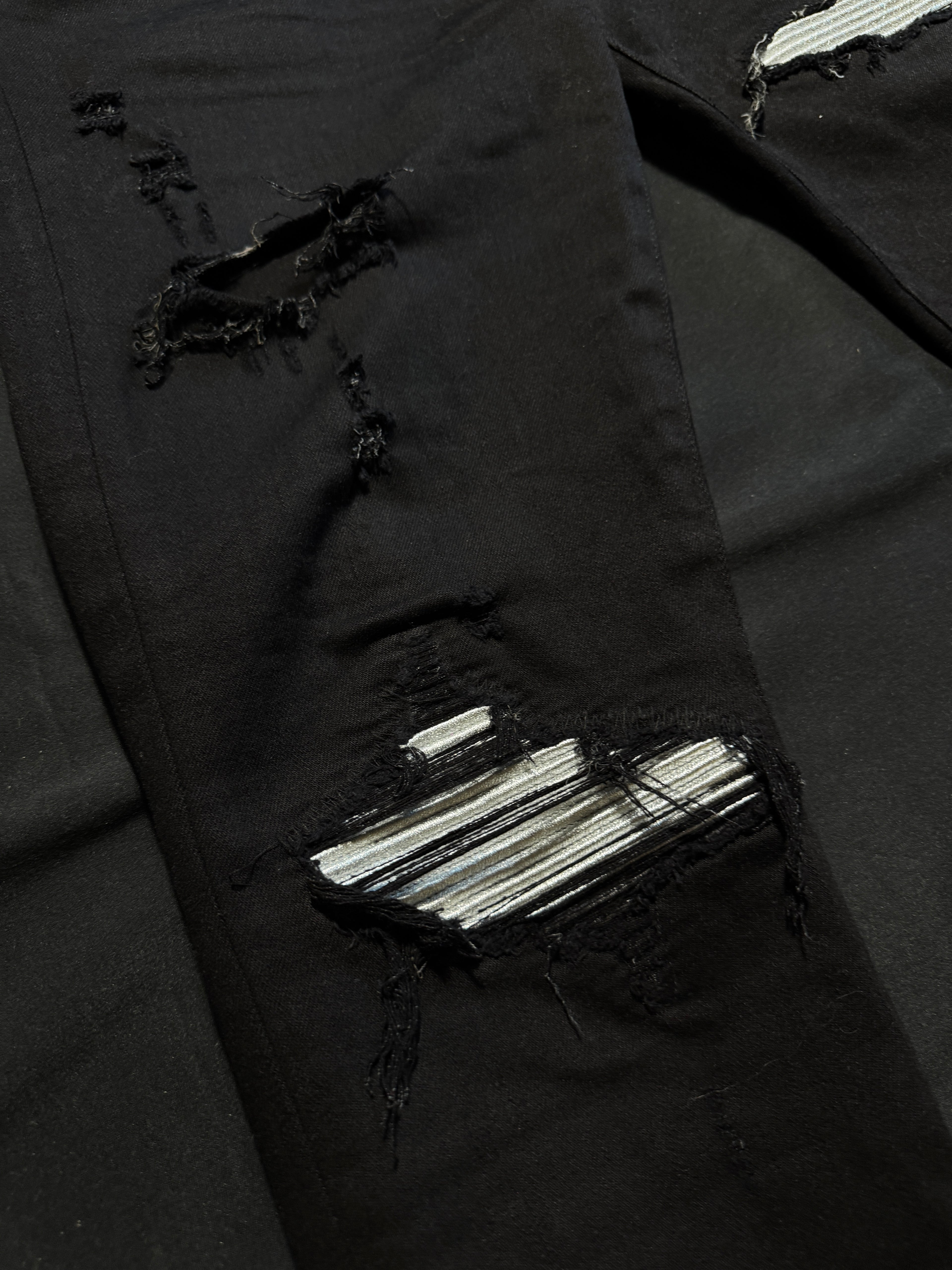 Amiri MX1 Black Silver Patch