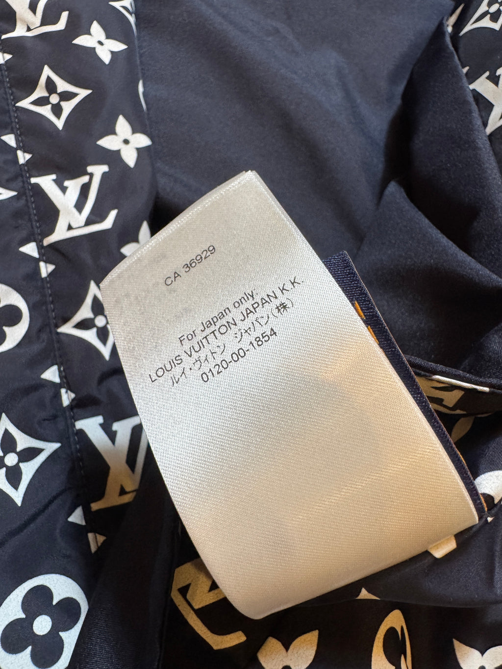 Louis Vuitton Monogram Nylon Windbreaker Jacket - Size 48