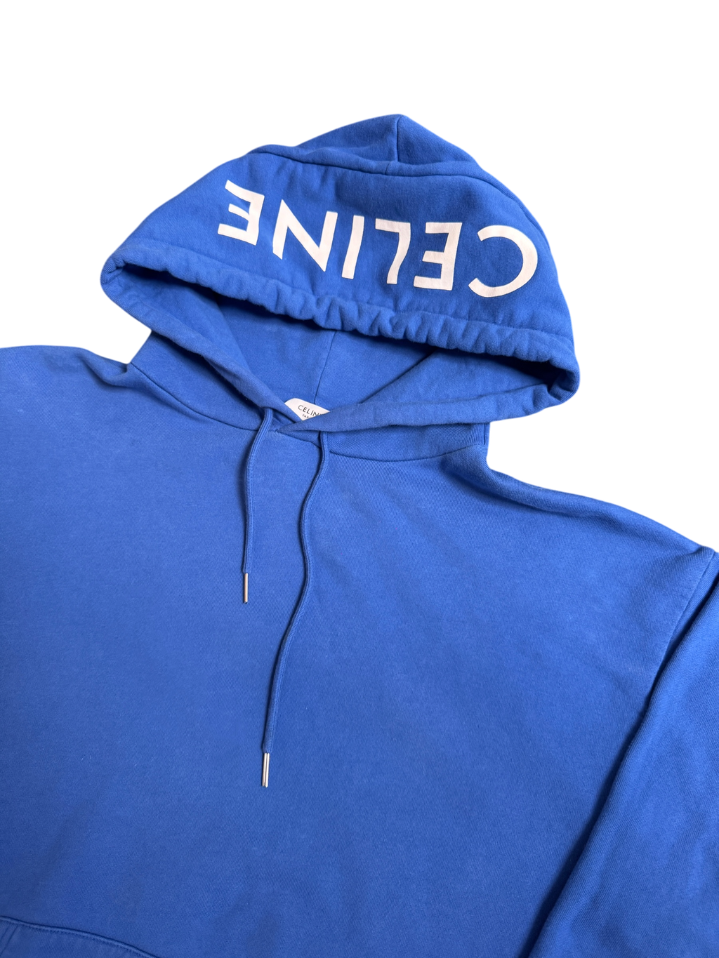 Celine Blue Classic Hoodie Logo - Size M