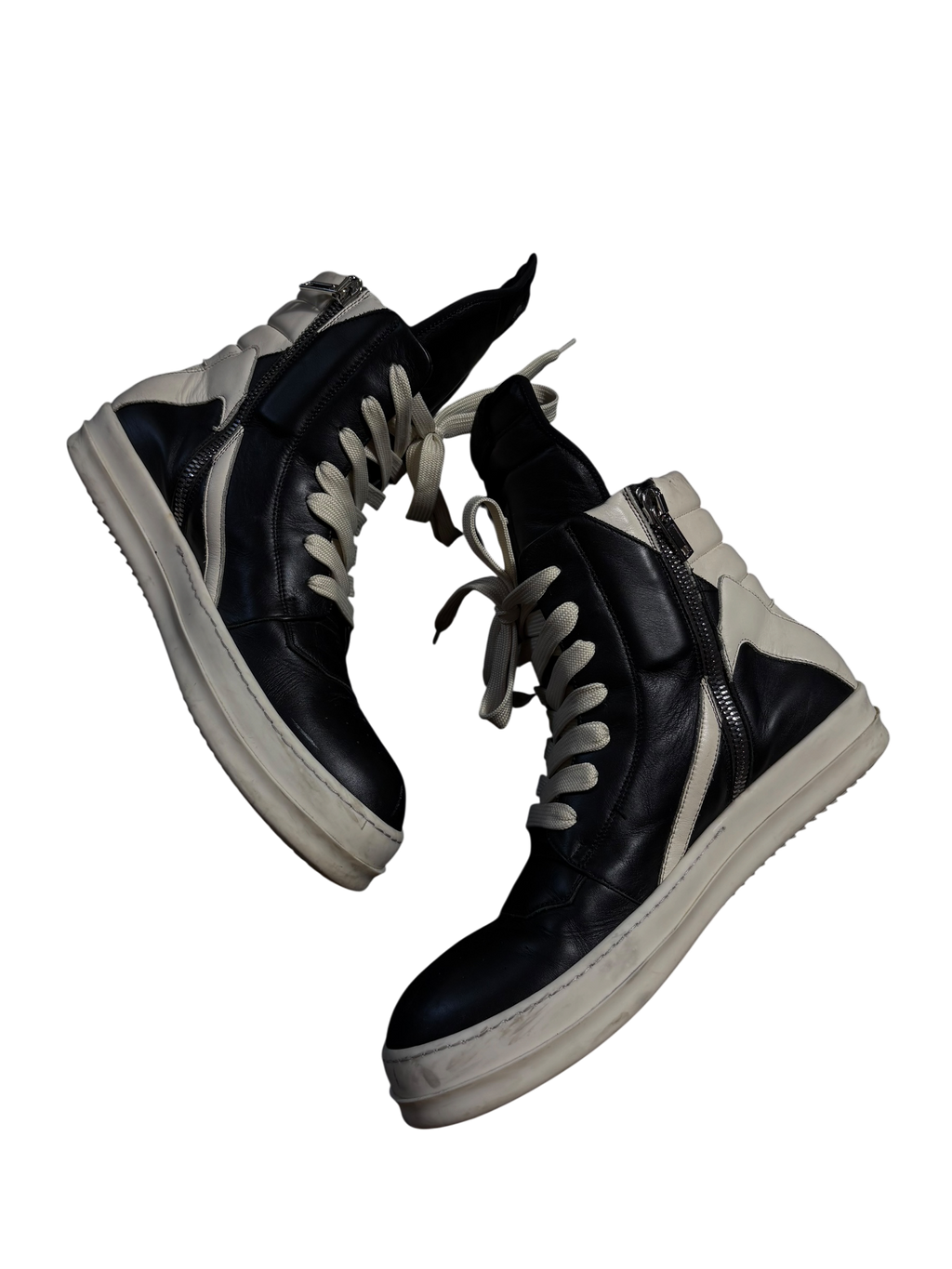 Rick Owens Geobasket Sneakers - Size 13