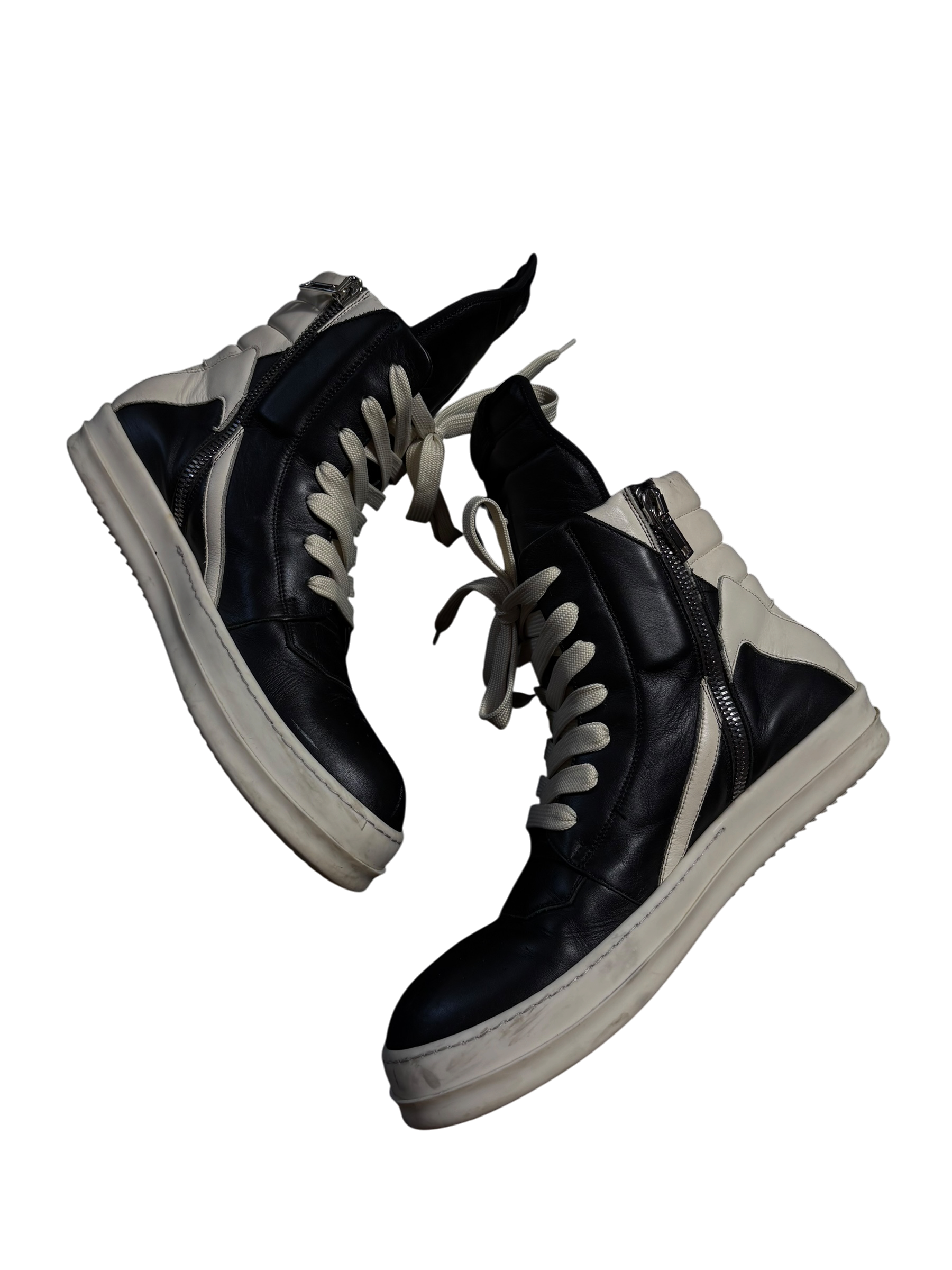 Rick Owens Geobasket Sneakers - Size 13