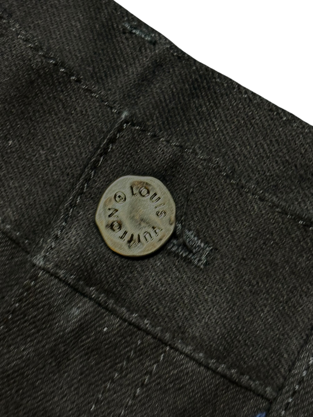 Louis Vuitton Graffiti Print Cargo Jeans