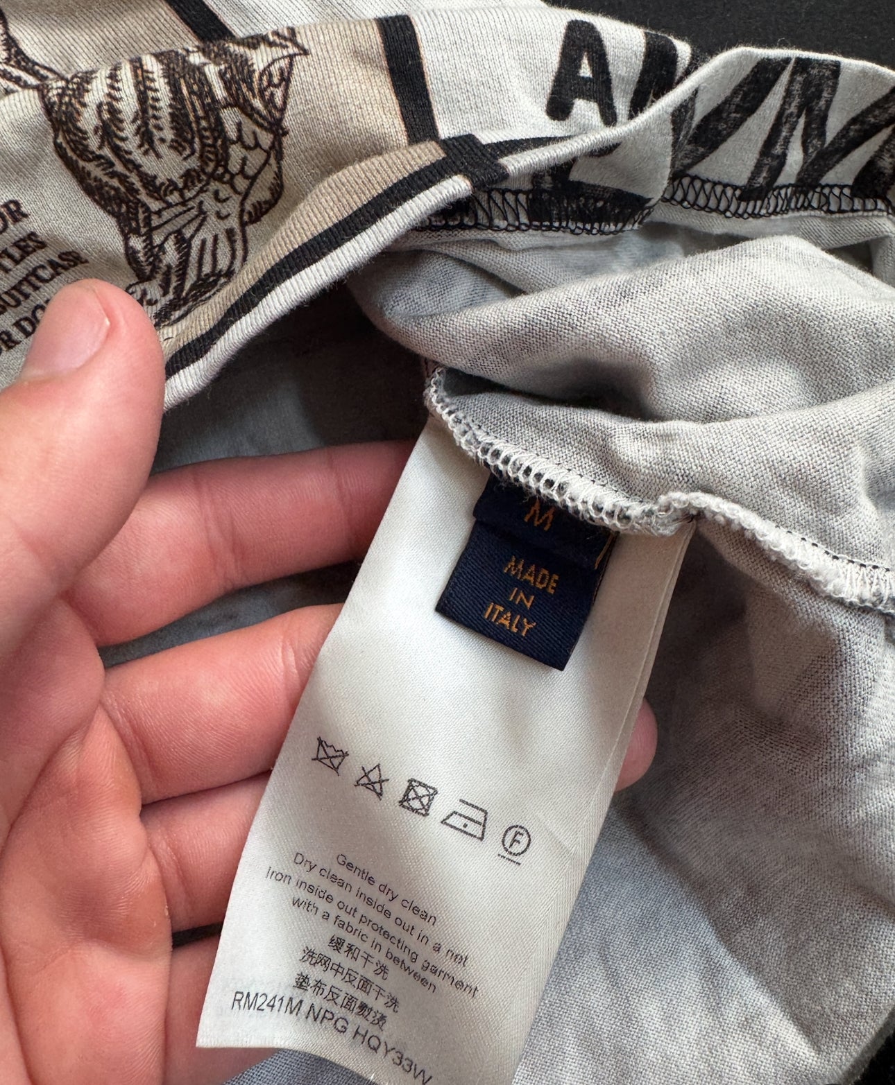 Louis Vuitton Printed Color T-Shirt