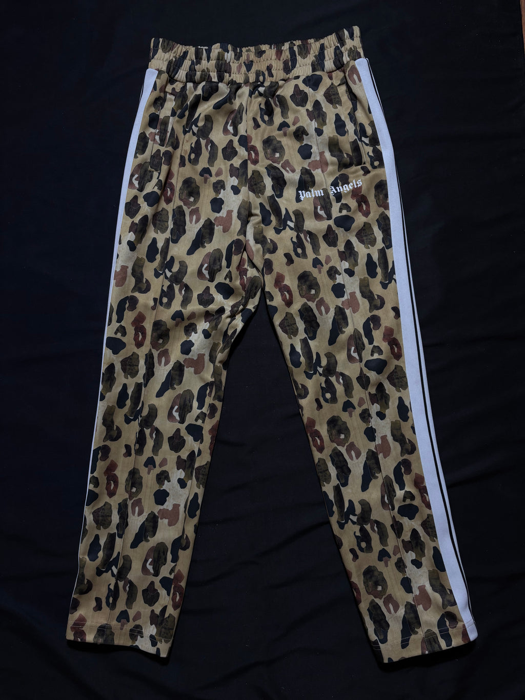 Palm Angels Cheetah Print Track Pants - Size XL