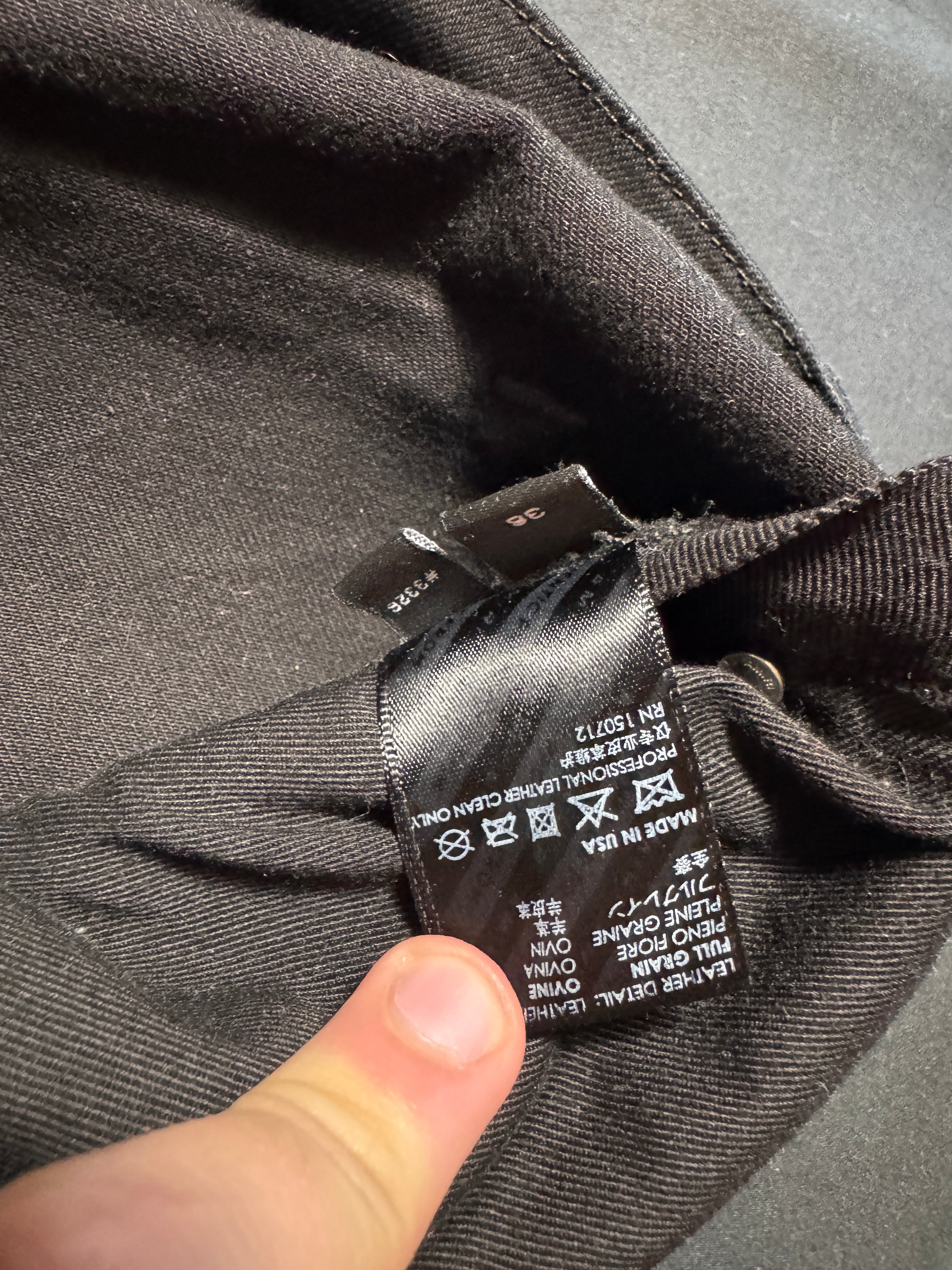 Amiri MX1 Black Silver Patch