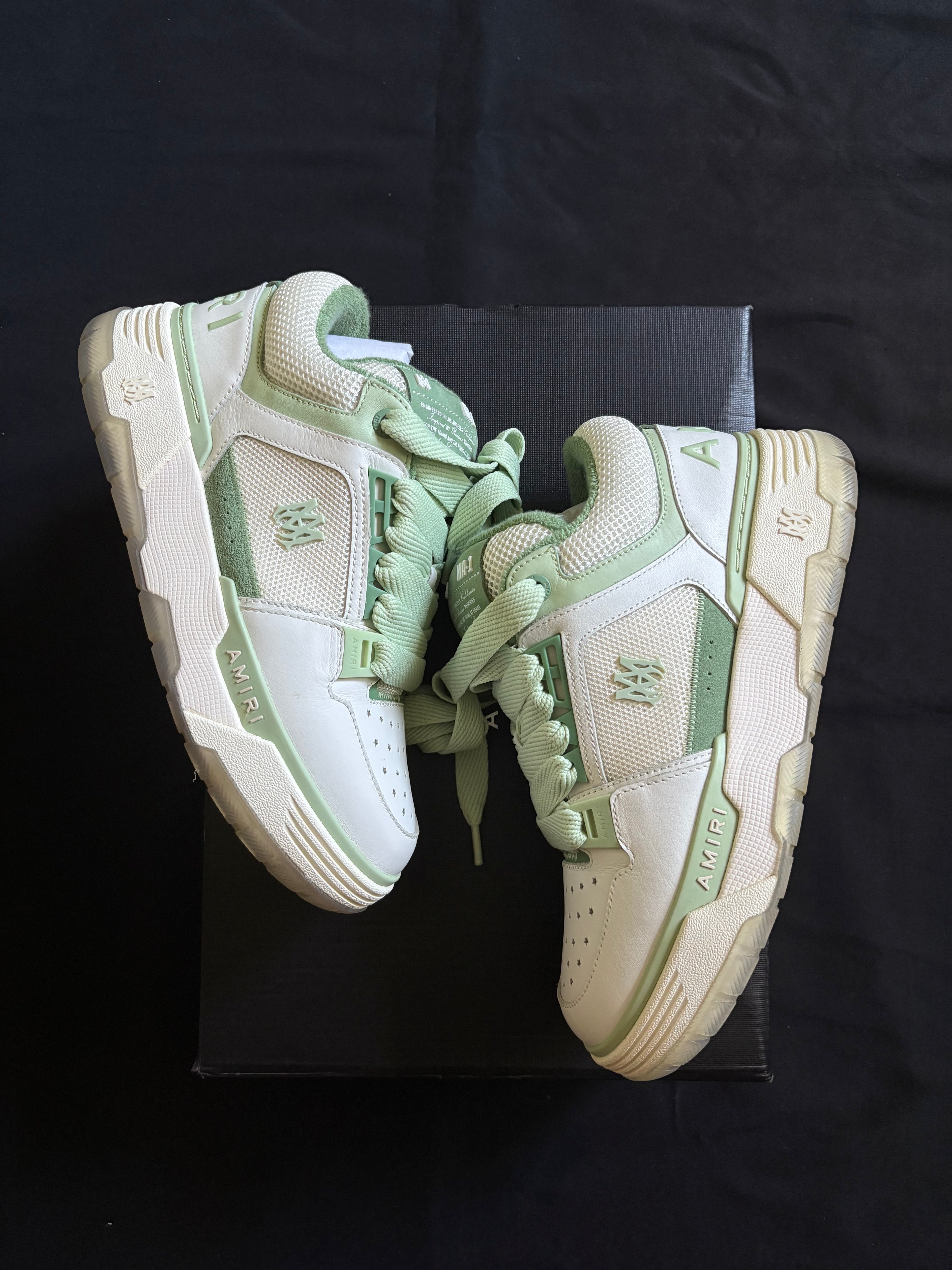 Amiri MA-1 Mint/White Sneakers