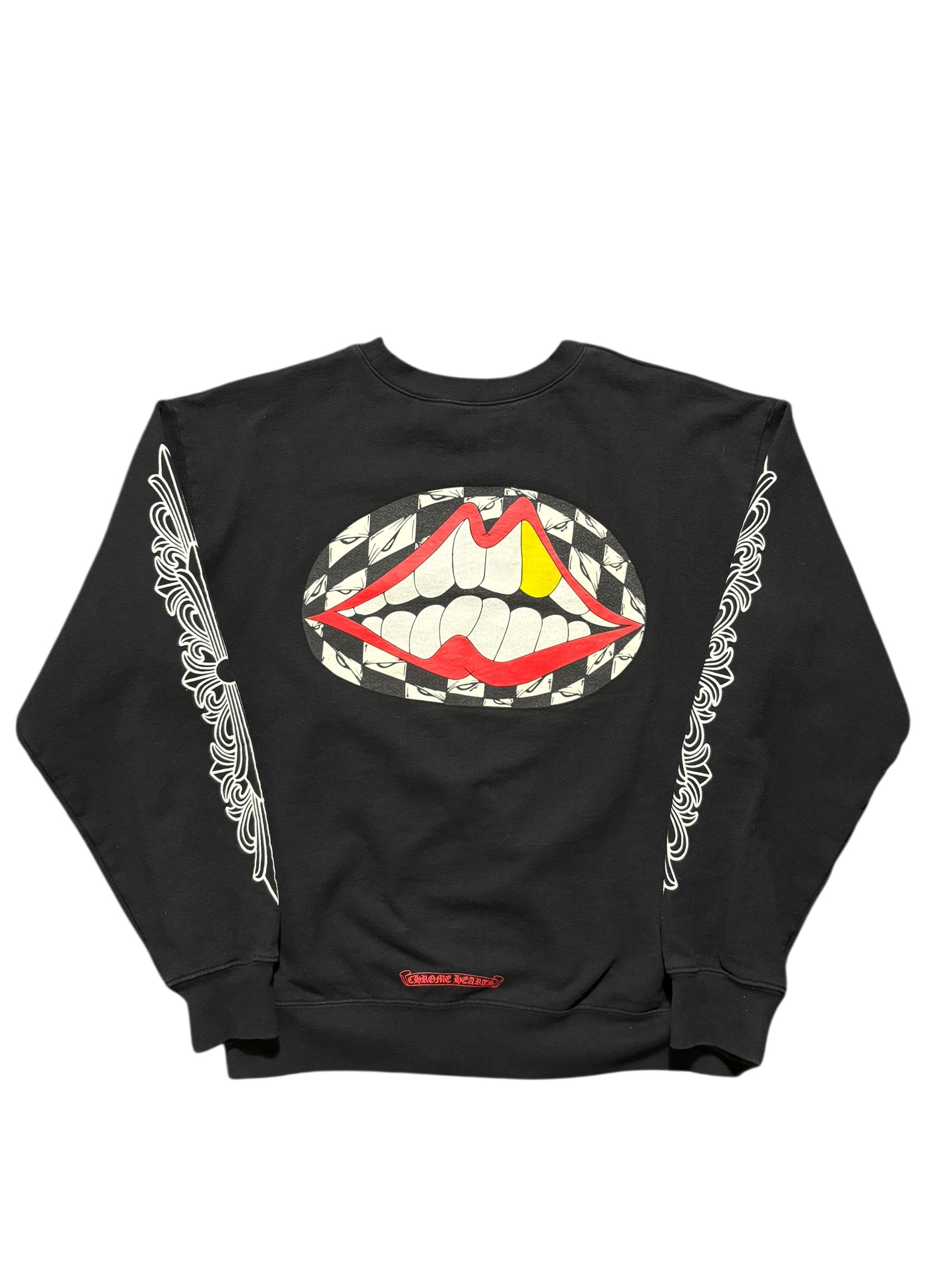 Chrome Hearts Chomper Crewneck - Size Large