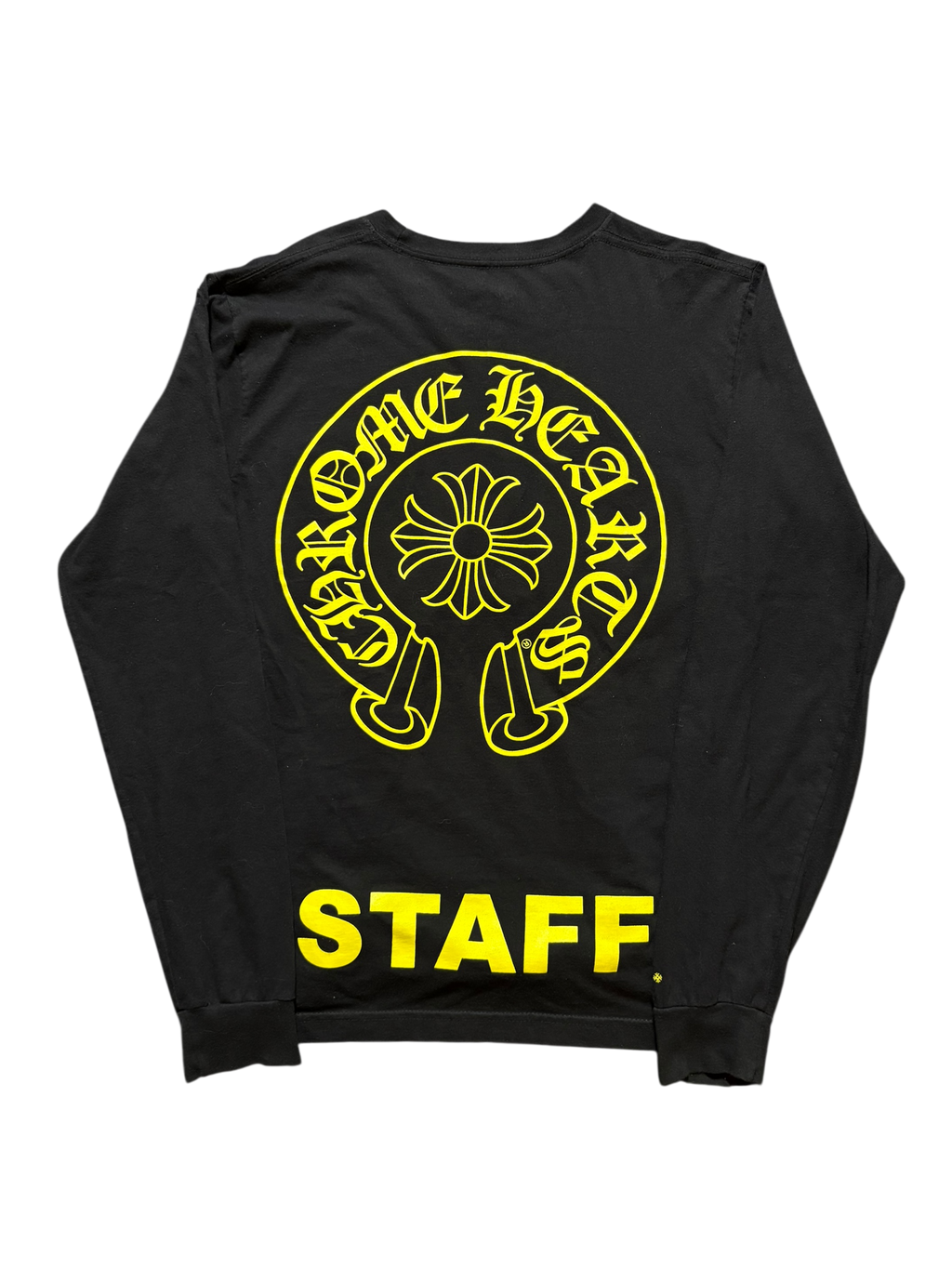 Chrome Hearts Staff Long Sleeve Black Neon Green