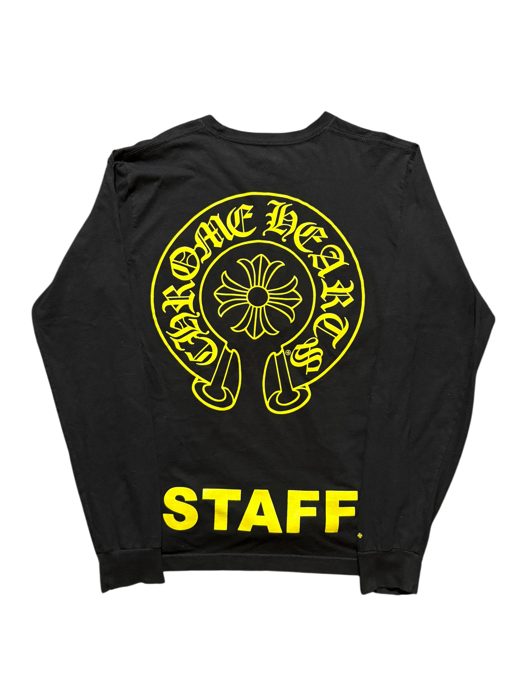 Chrome Hearts Staff Long Sleeve Black Neon Green