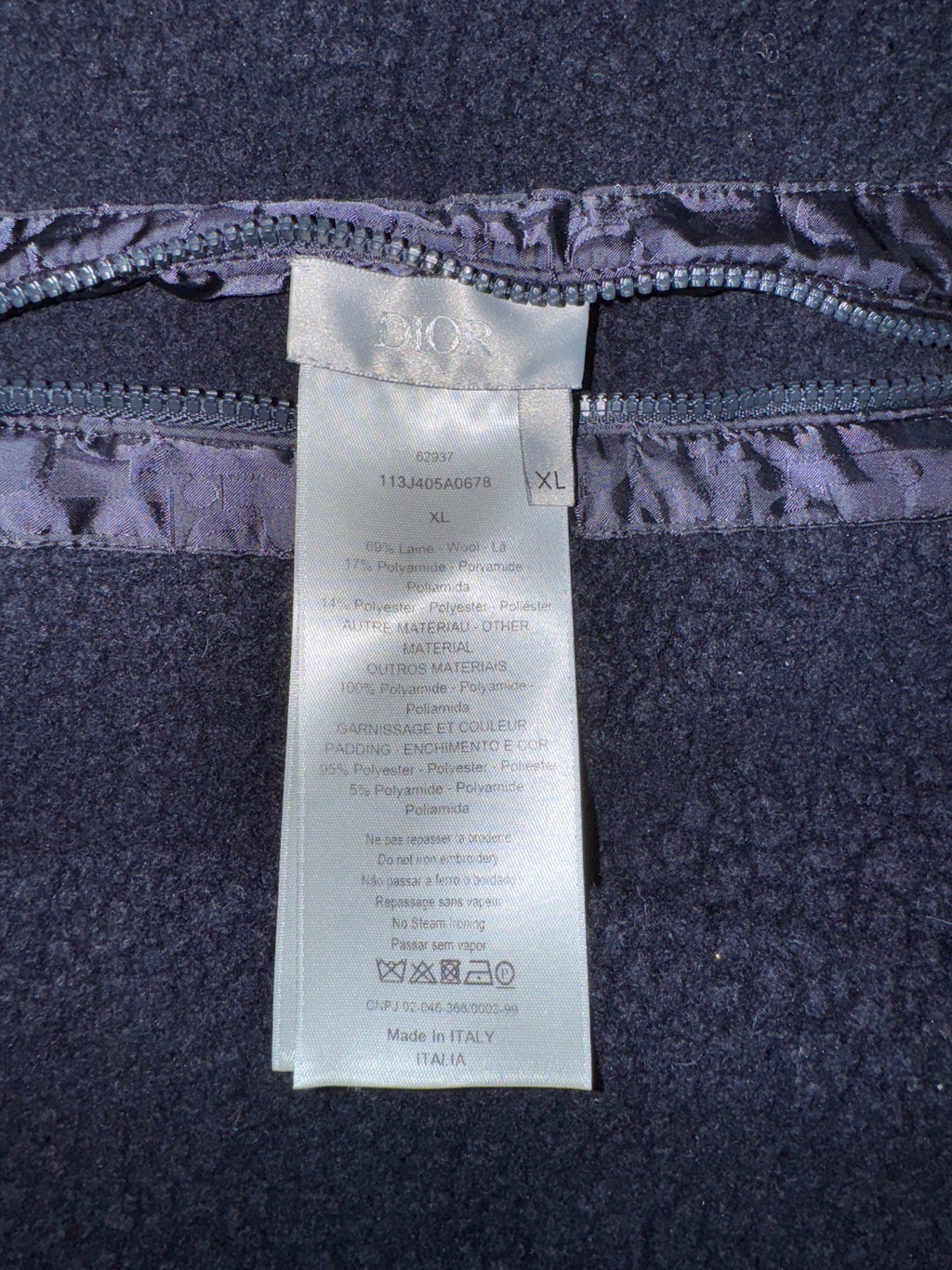 Dior Oblique Reversible Saddle Pocket Jacket