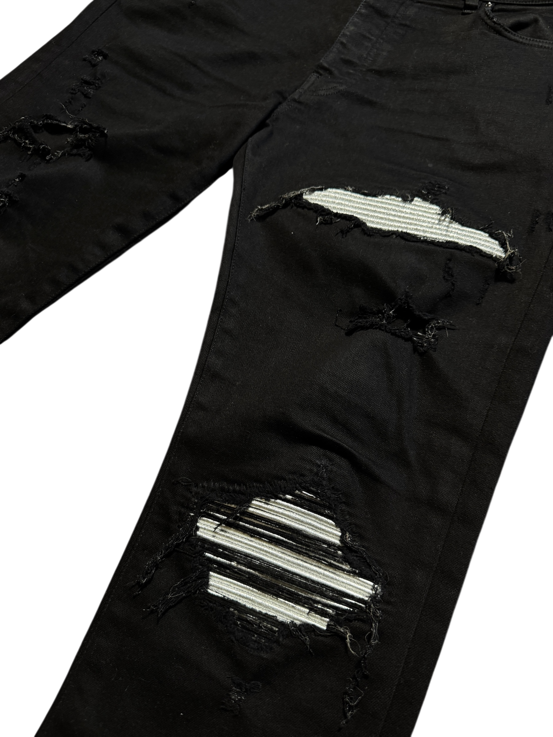 Amiri MX1 Black Silver Patch