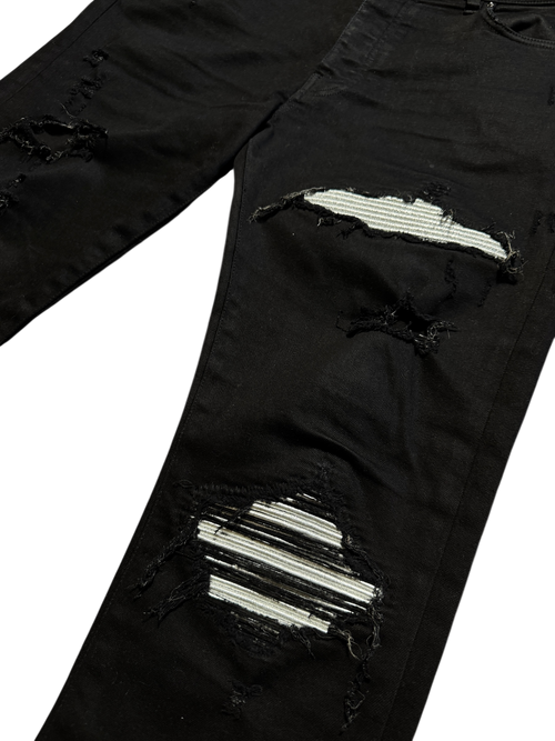 Amiri MX1 Black Silver Patch