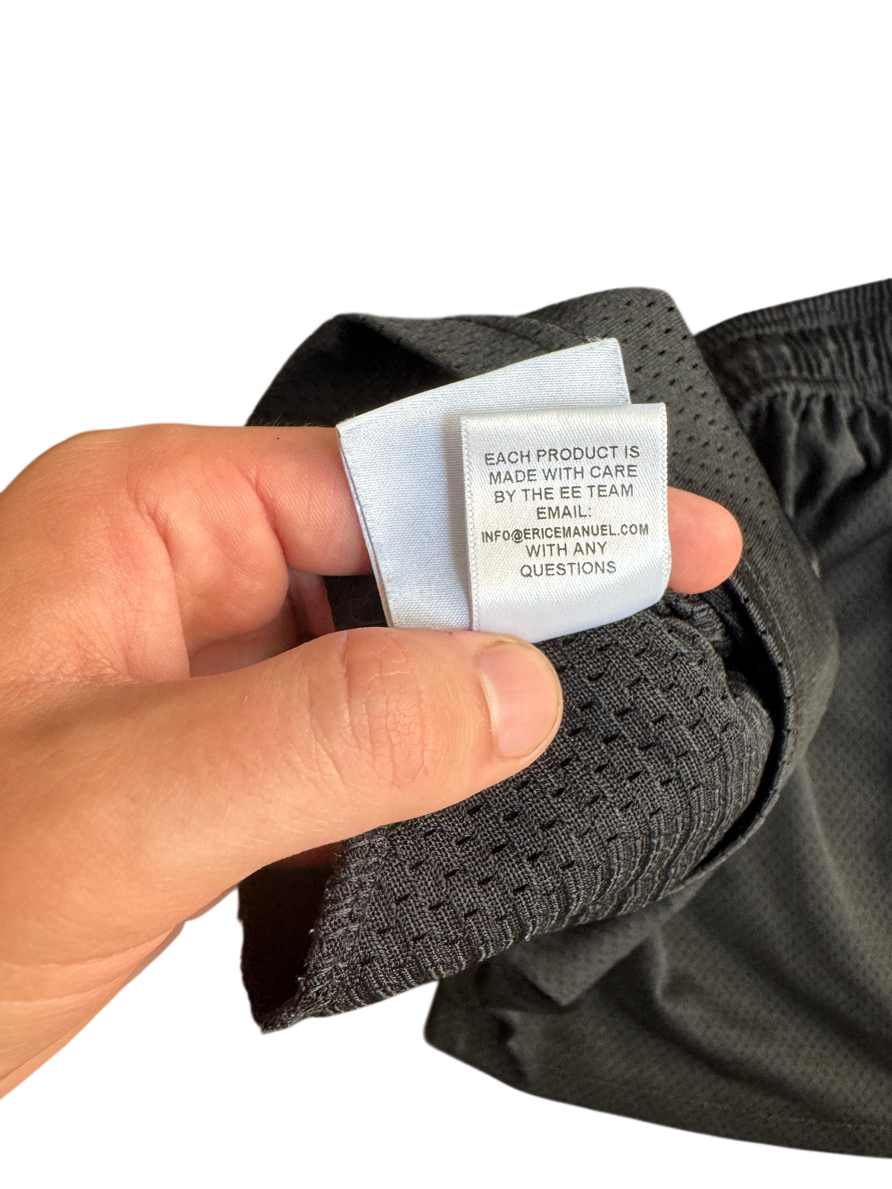 Eric Emmanuel EE Black Shorts