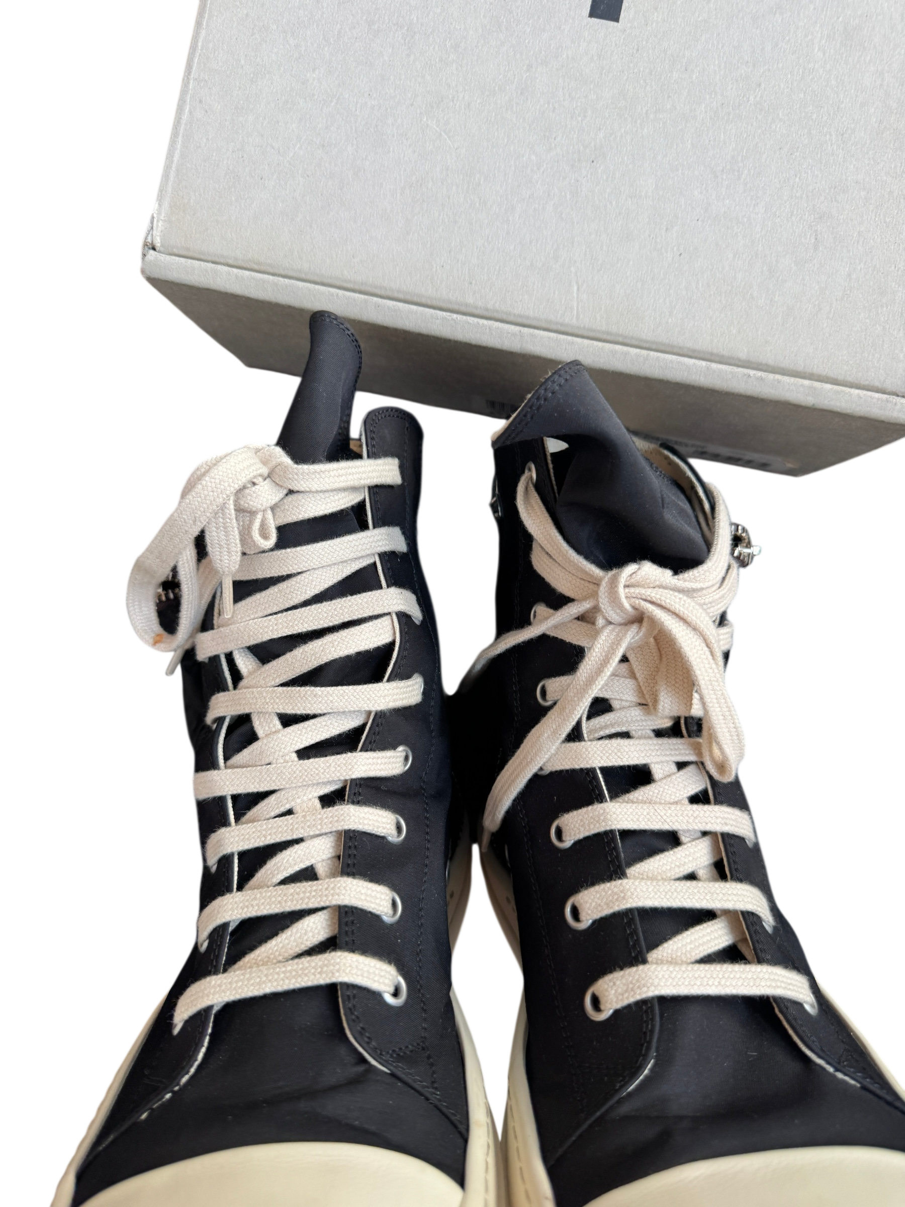 Rick Owen’s Ramone Cargo High Top Sneakers