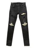Amiri MX1 Black White Patch Jeans - Size 31