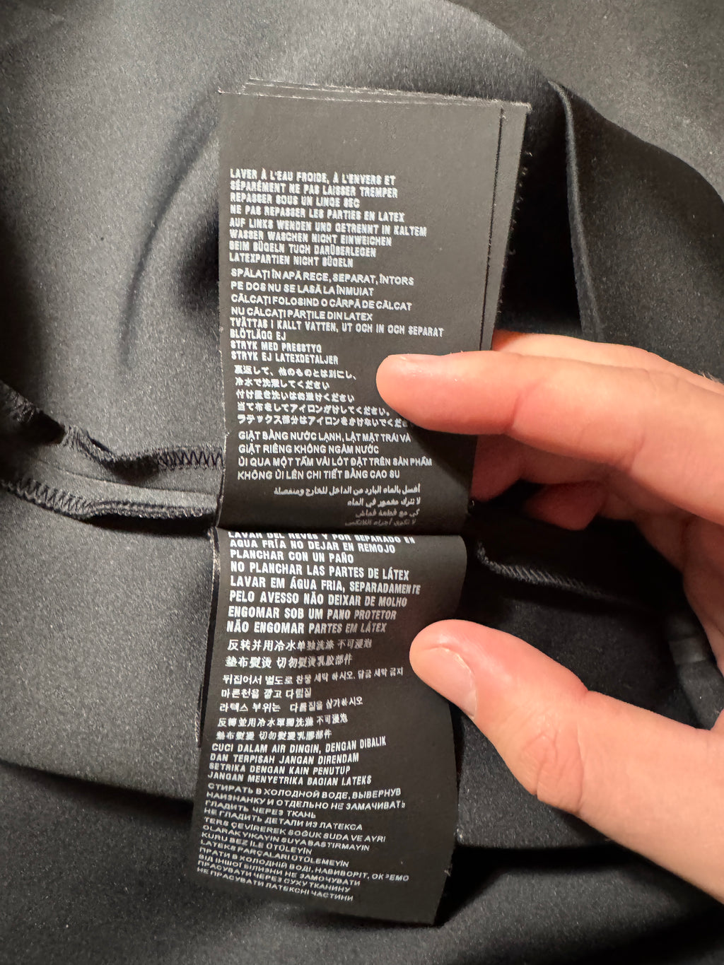 Prada Tech Black Crewneck