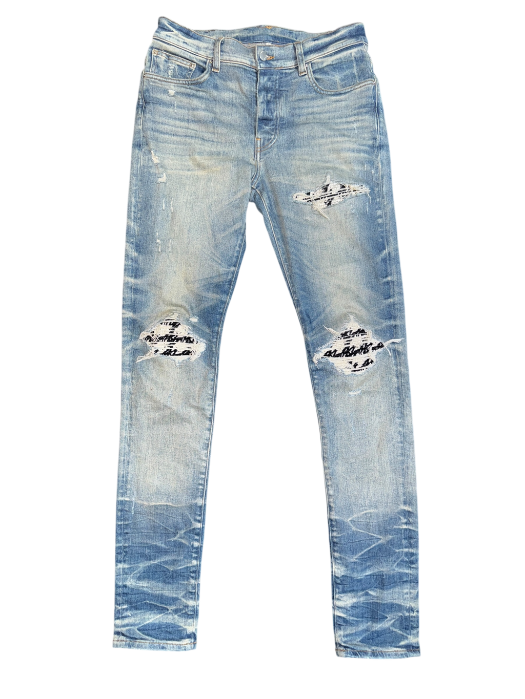 Amiri MX1 Lightwash Boucle Patch