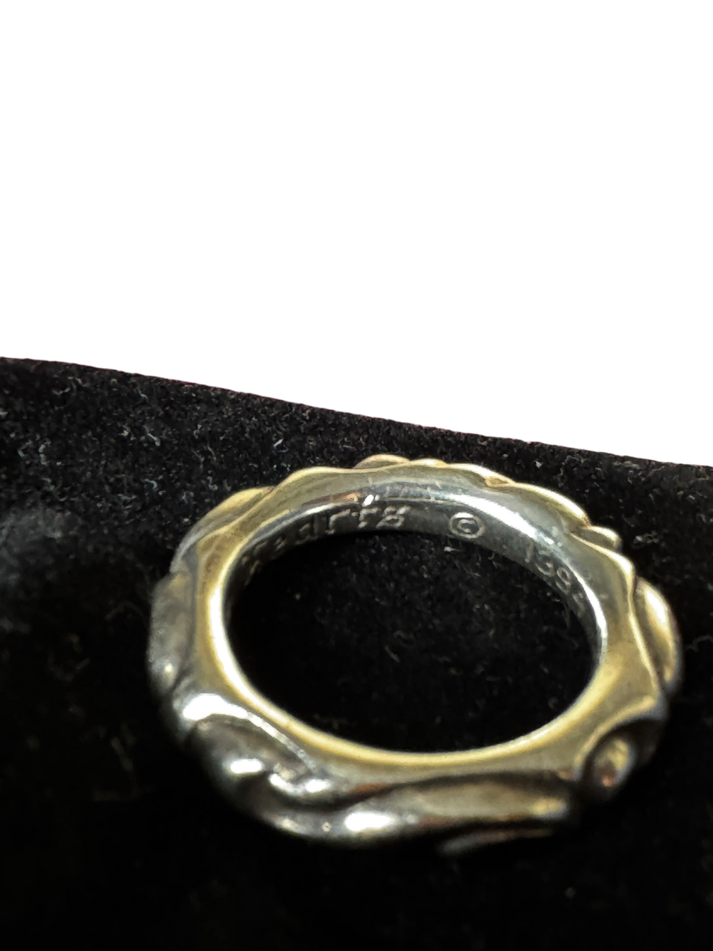 Chrome Hearts Scroll Band Ring