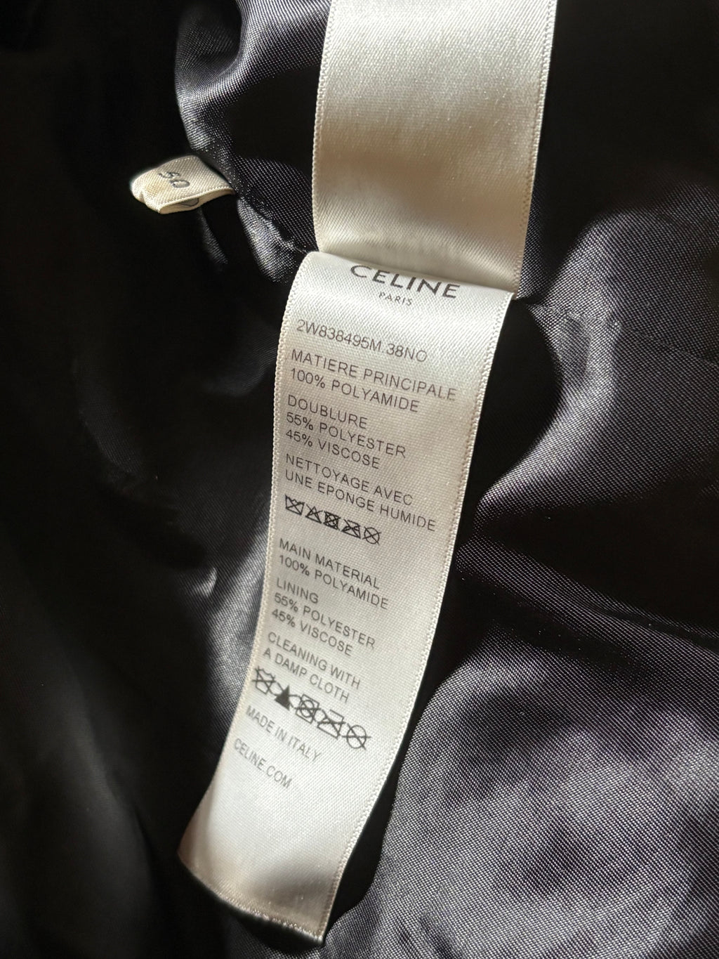 Celine Teddy Light Hood Jacket Black