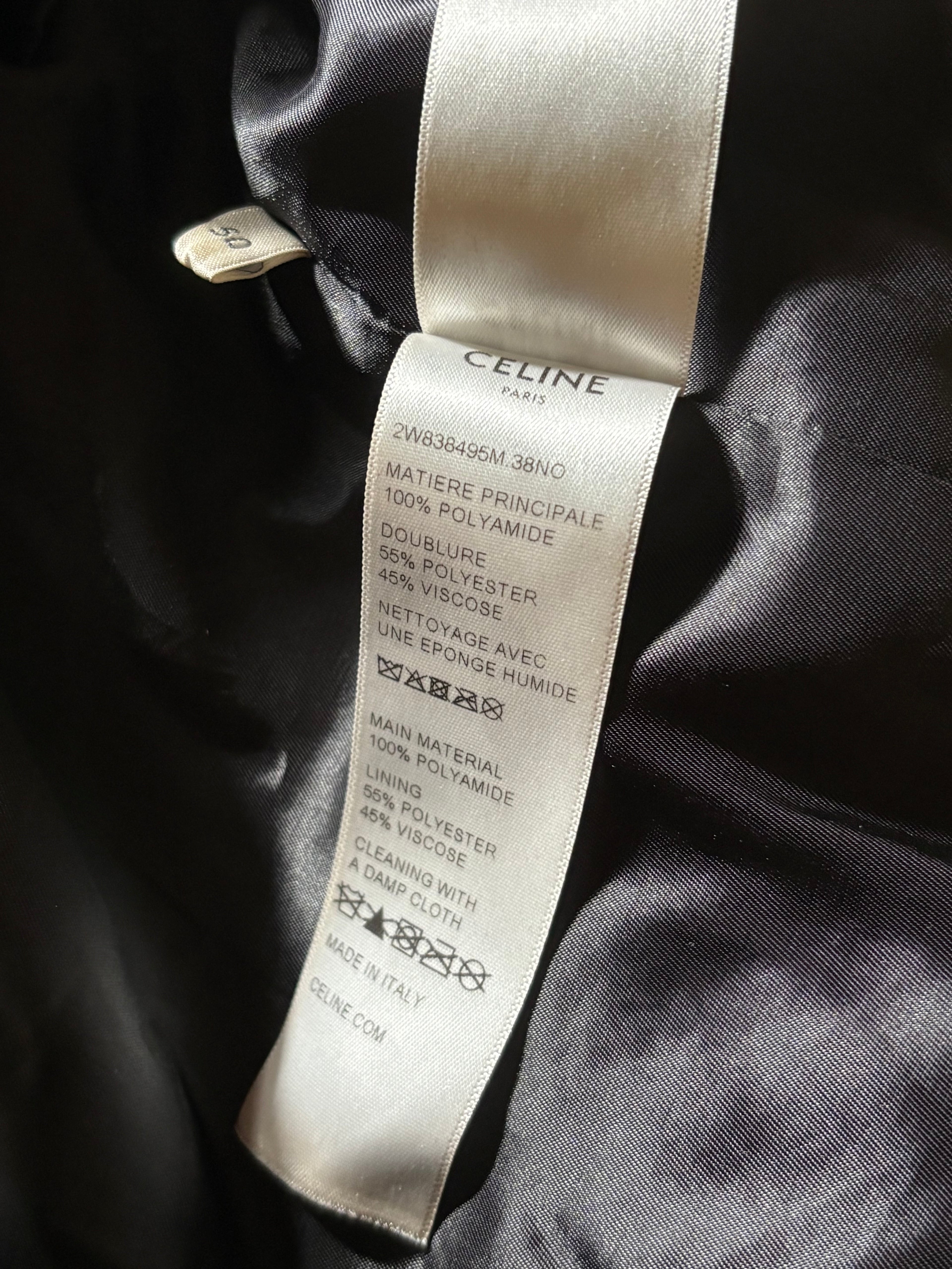 Celine Teddy Light Hood Jacket Black