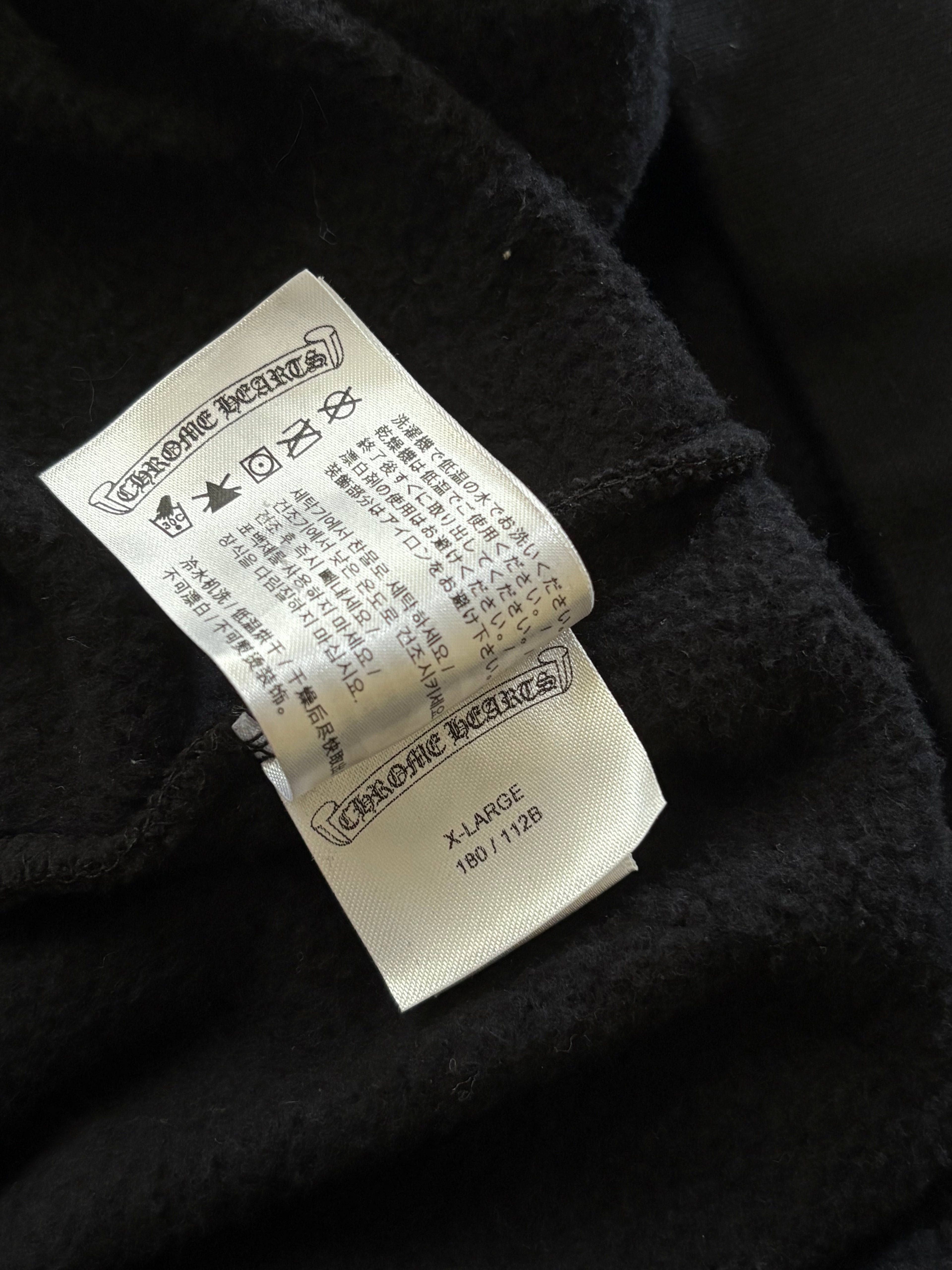 Chrome Hearts Neck Logo Crewneck - Size XL